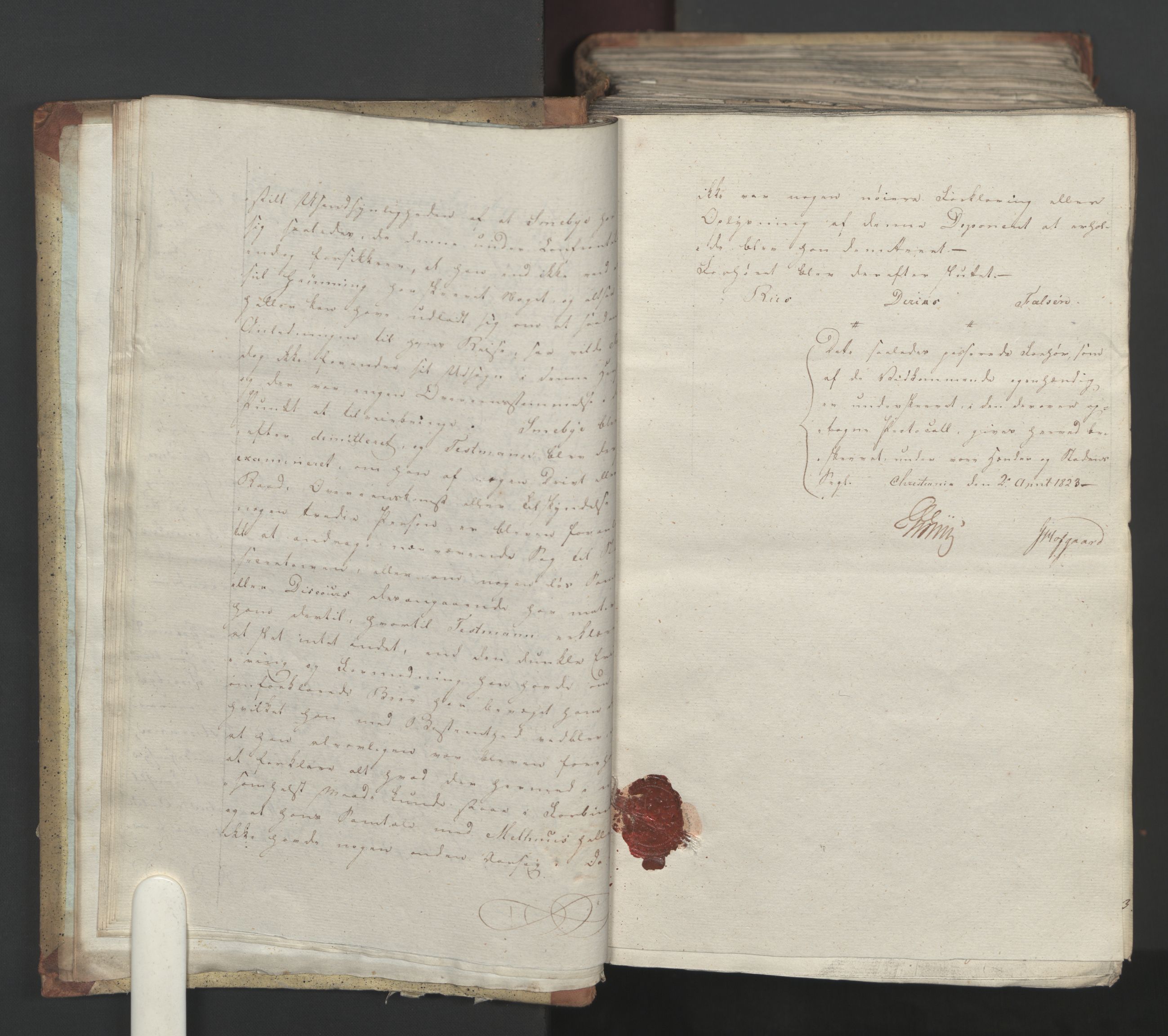 Statsrådsavdelingen i Stockholm, AV/RA-S-1003/D/Da/L0034: Regjeringsinnstillinger nr. 275-540, 1823, s. 21