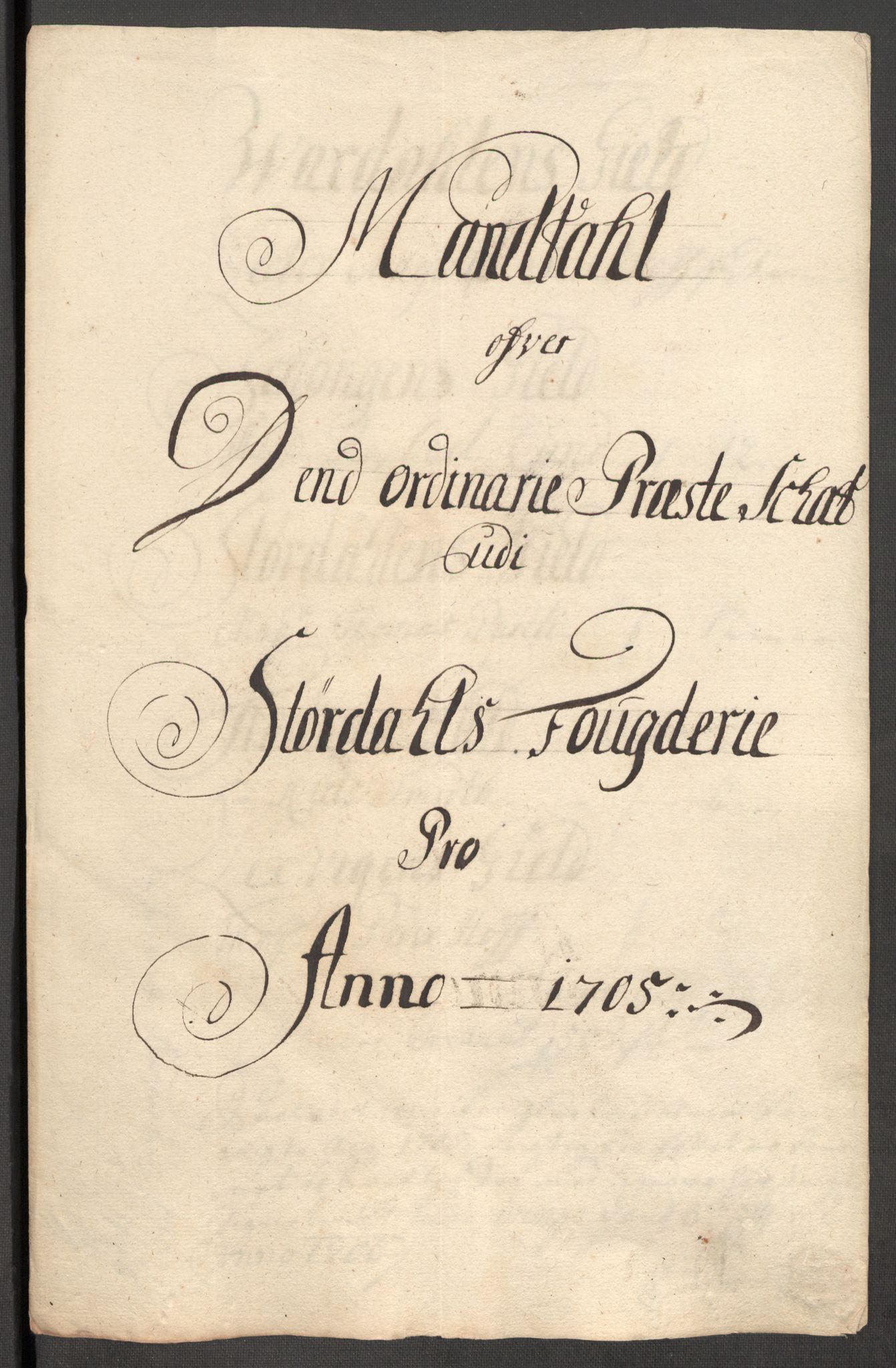 Rentekammeret inntil 1814, Reviderte regnskaper, Fogderegnskap, RA/EA-4092/R62/L4196: Fogderegnskap Stjørdal og Verdal, 1705-1706, s. 190