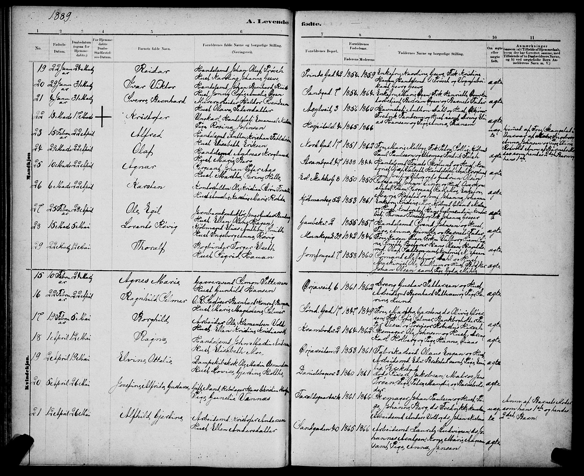 Ministerialprotokoller, klokkerbøker og fødselsregistre - Sør-Trøndelag, AV/SAT-A-1456/602/L0143: Klokkerbok nr. 602C11, 1878-1902