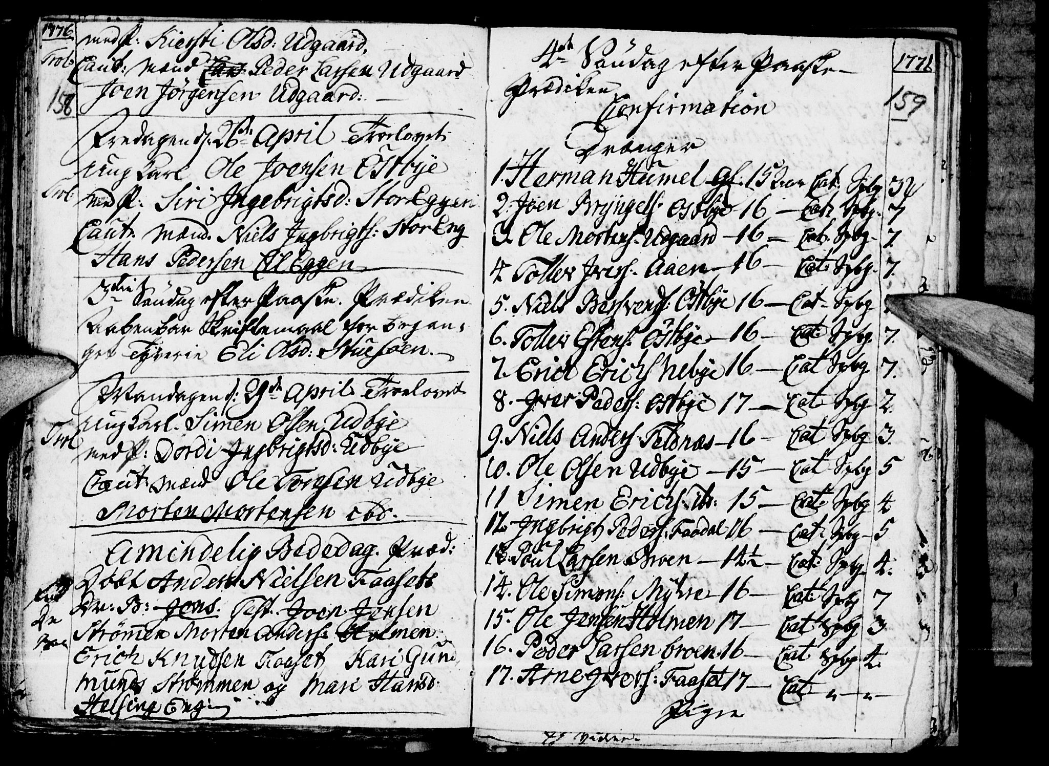 Tynset prestekontor, AV/SAH-PREST-058/H/Ha/Haa/L0008: Ministerialbok nr. 8, 1767-1778, s. 158-159