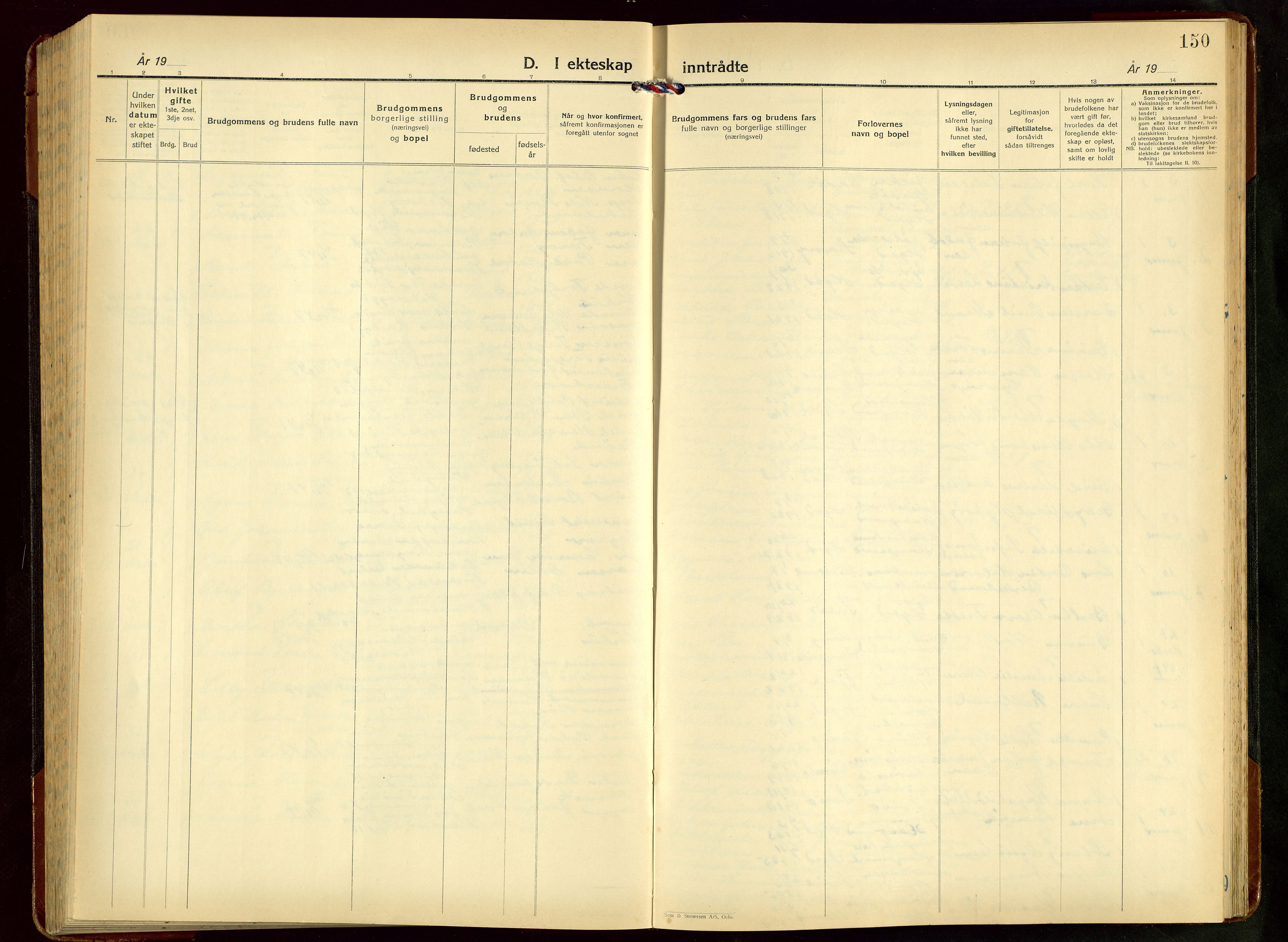 Haugesund sokneprestkontor, AV/SAST-A -101863/H/Ha/Hab/L0014: Klokkerbok nr. B 14, 1940-1952, s. 150