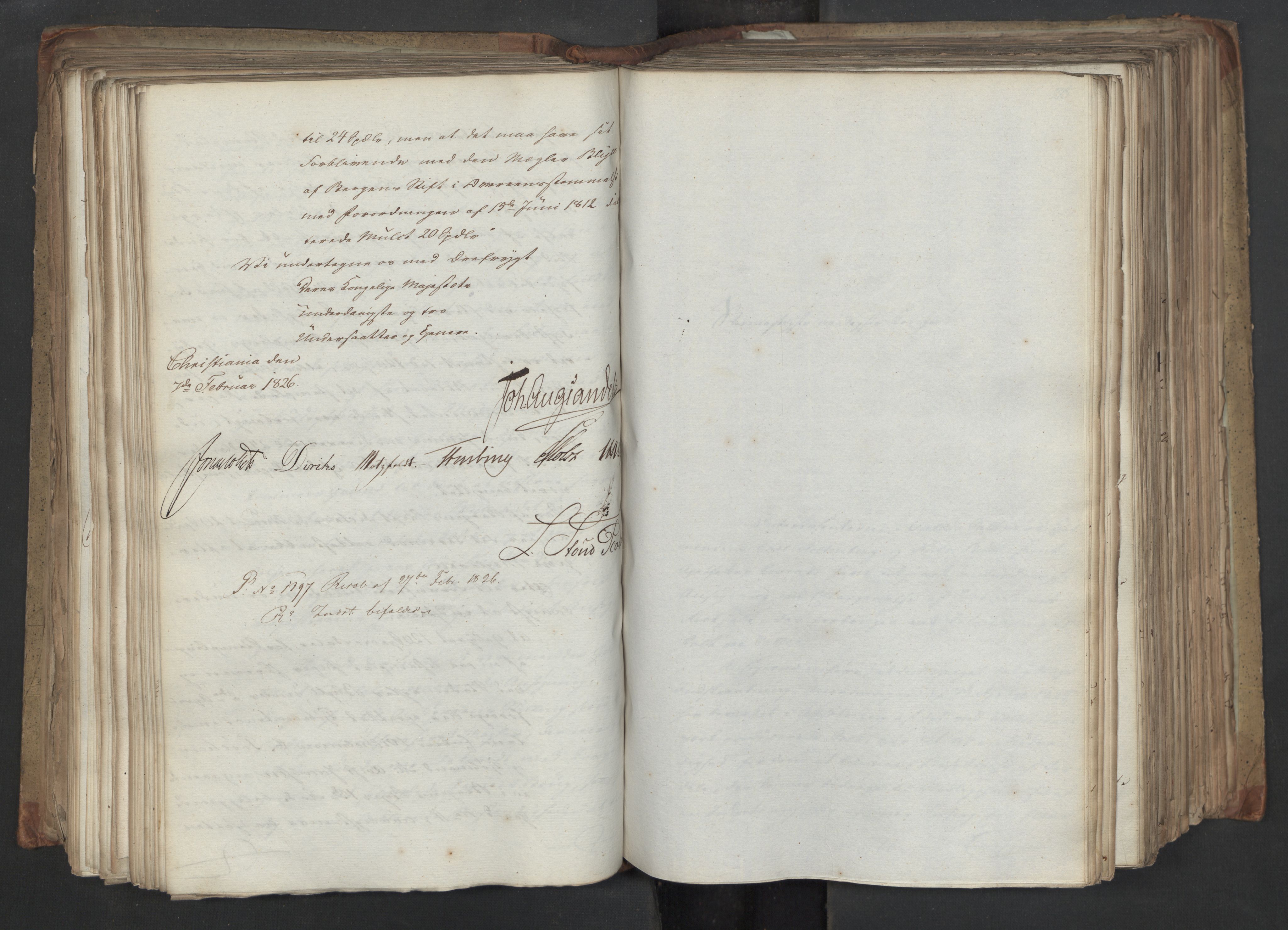 Statsrådsavdelingen i Stockholm, AV/RA-S-1003/D/Da/L0045: Regjeringsinnstillinger nr. 3067-3307, 1826, s. 252