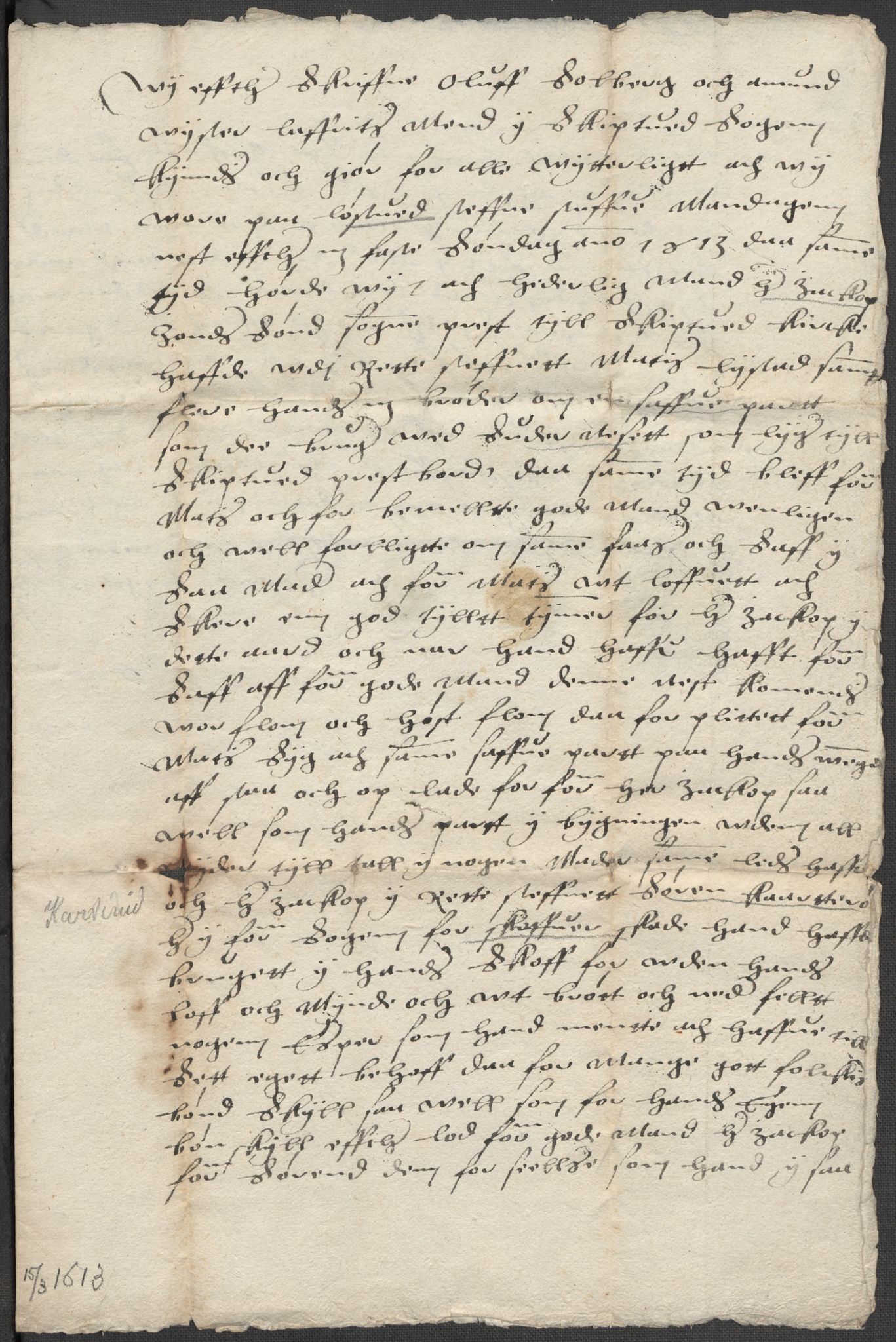 Riksarkivets diplomsamling, AV/RA-EA-5965/F15/L0002: Prestearkiv - Østfold, 1572-1683, s. 9