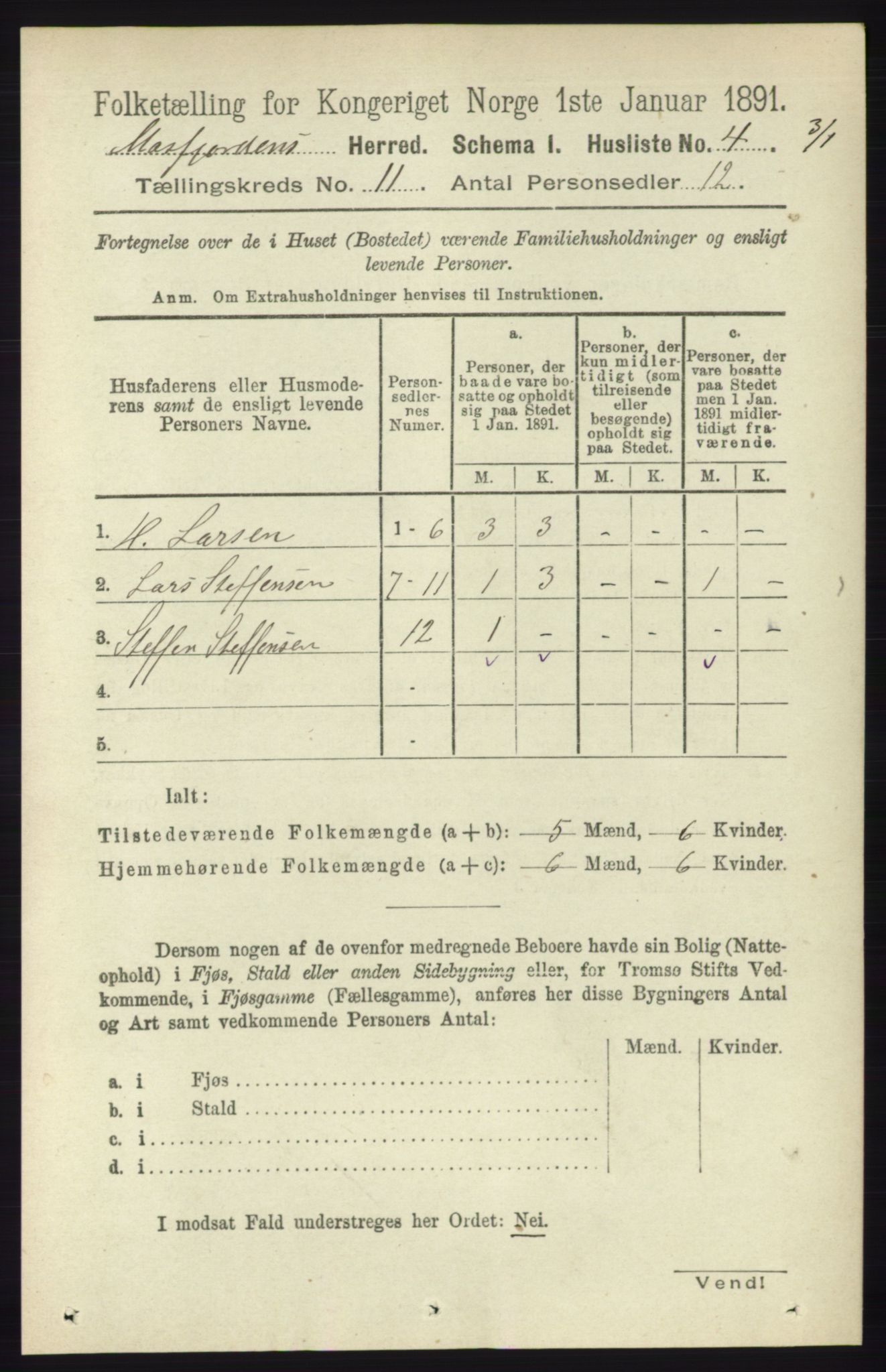 RA, Folketelling 1891 for 1266 Masfjorden herred, 1891, s. 2246