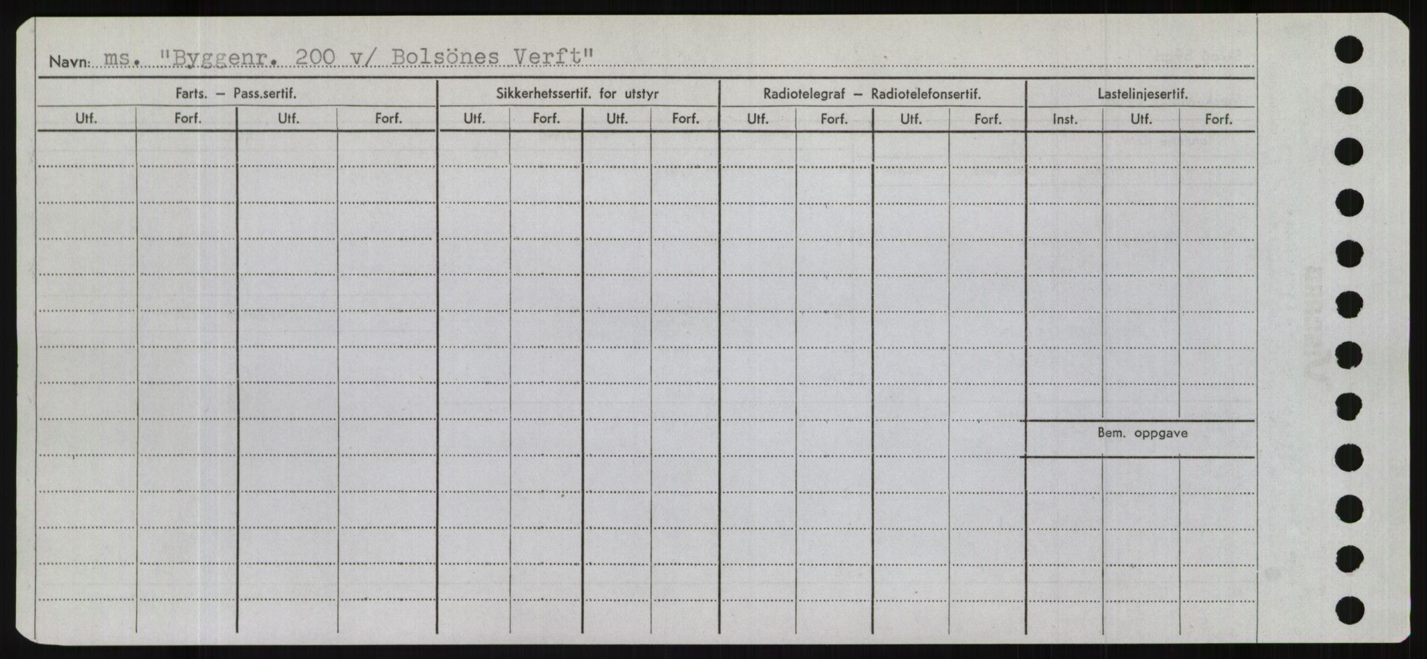 Sjøfartsdirektoratet med forløpere, Skipsmålingen, RA/S-1627/H/Hd/L0006: Fartøy, Byg-Båt, s. 56