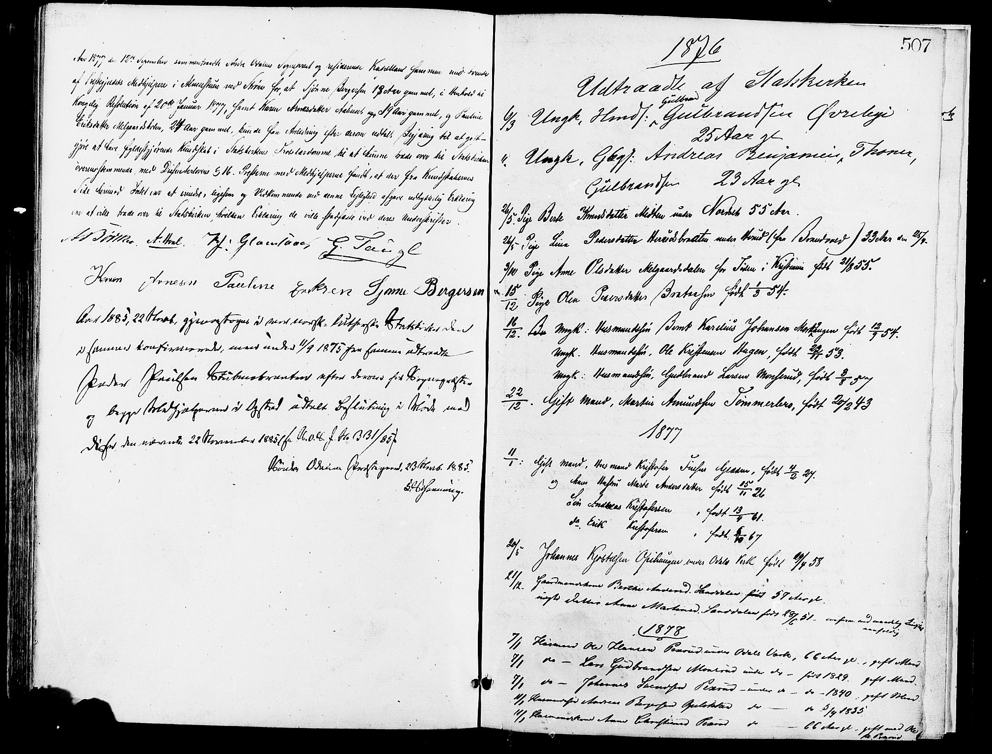 Sør-Odal prestekontor, AV/SAH-PREST-030/H/Ha/Haa/L0005: Ministerialbok nr. 5, 1876-1885, s. 507