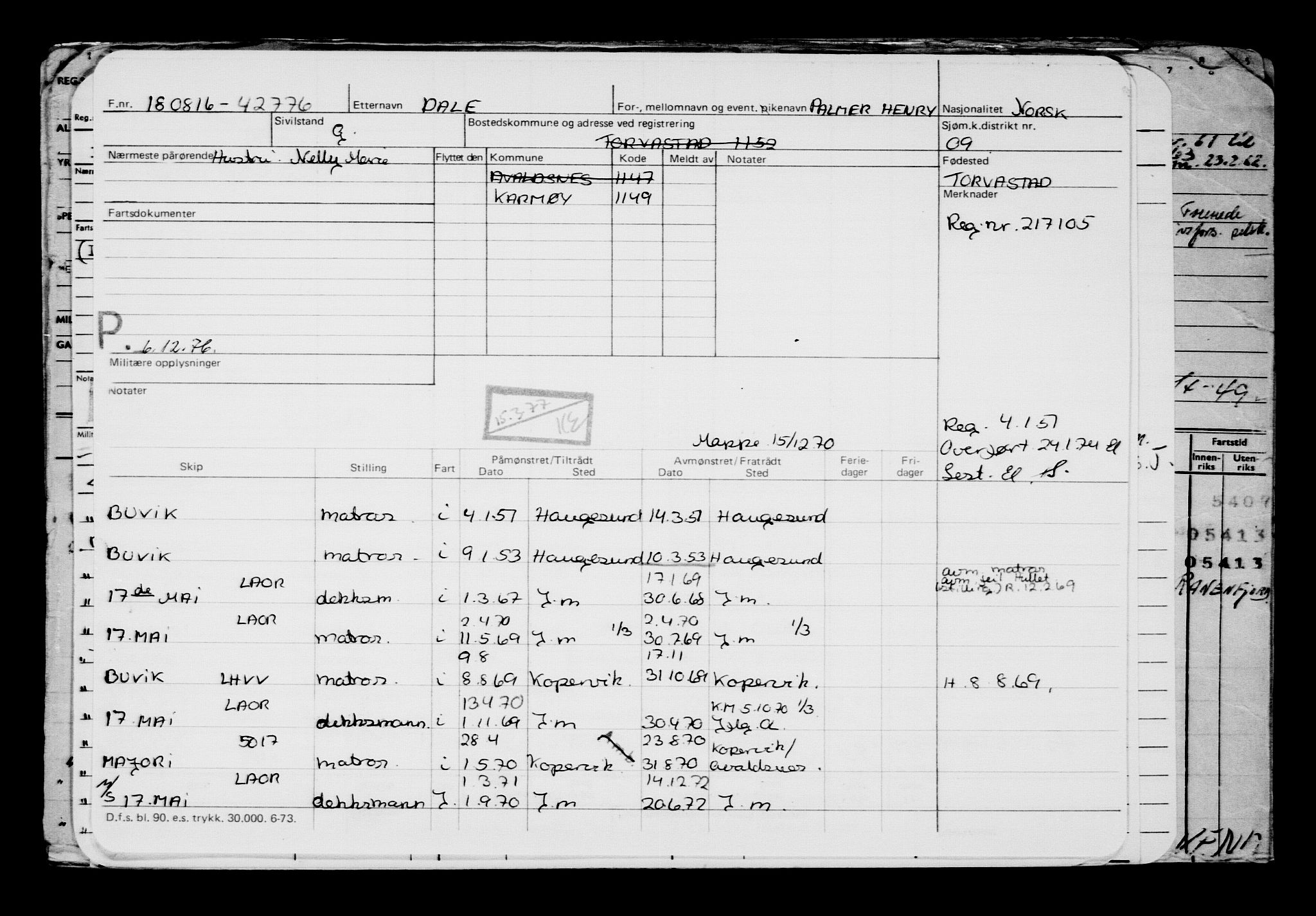 Direktoratet for sjømenn, AV/RA-S-3545/G/Gb/L0141: Hovedkort, 1916, s. 634