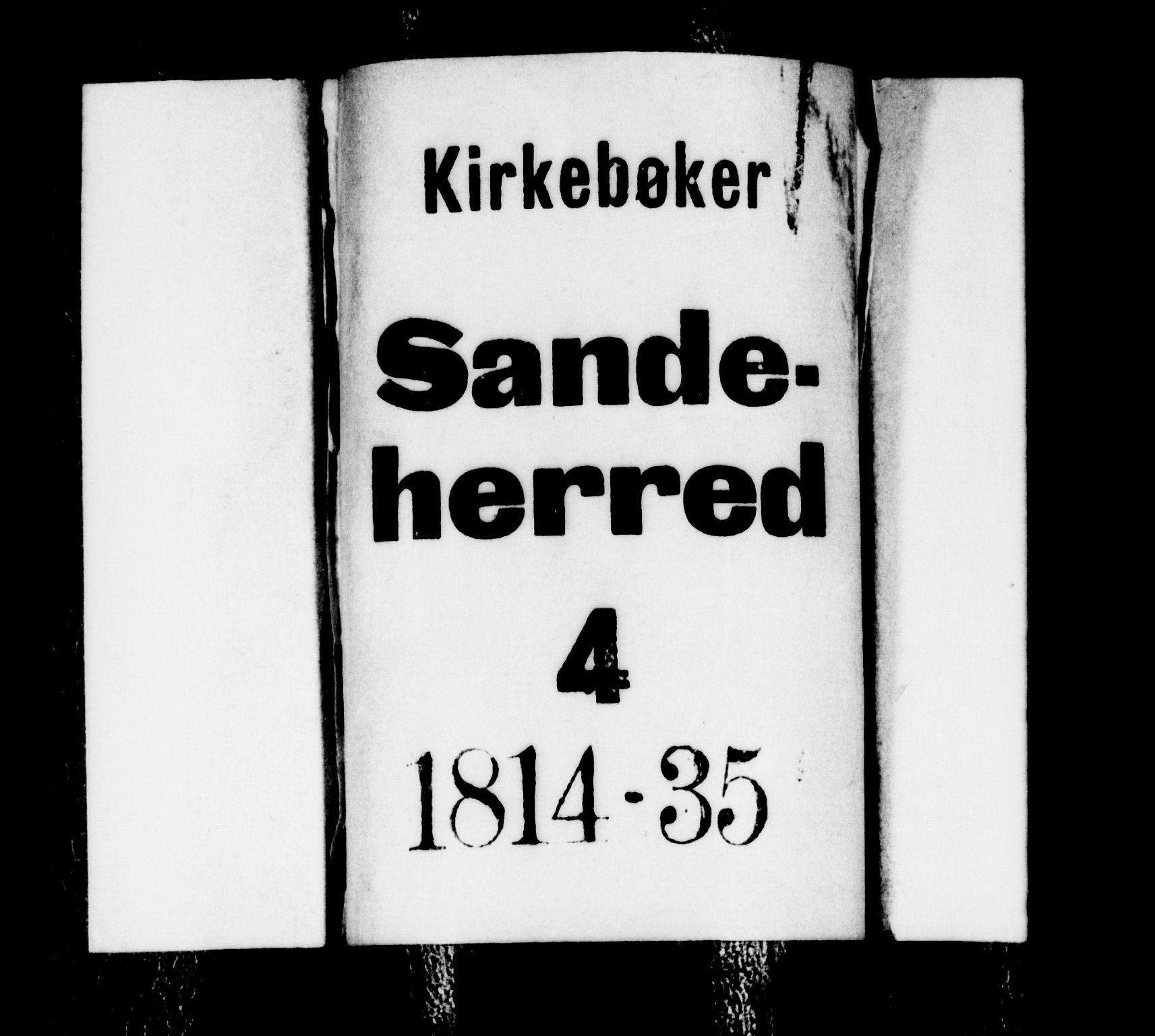 Sandar kirkebøker, AV/SAKO-A-243/G/Ga/L0001: Klokkerbok nr. 1, 1814-1835