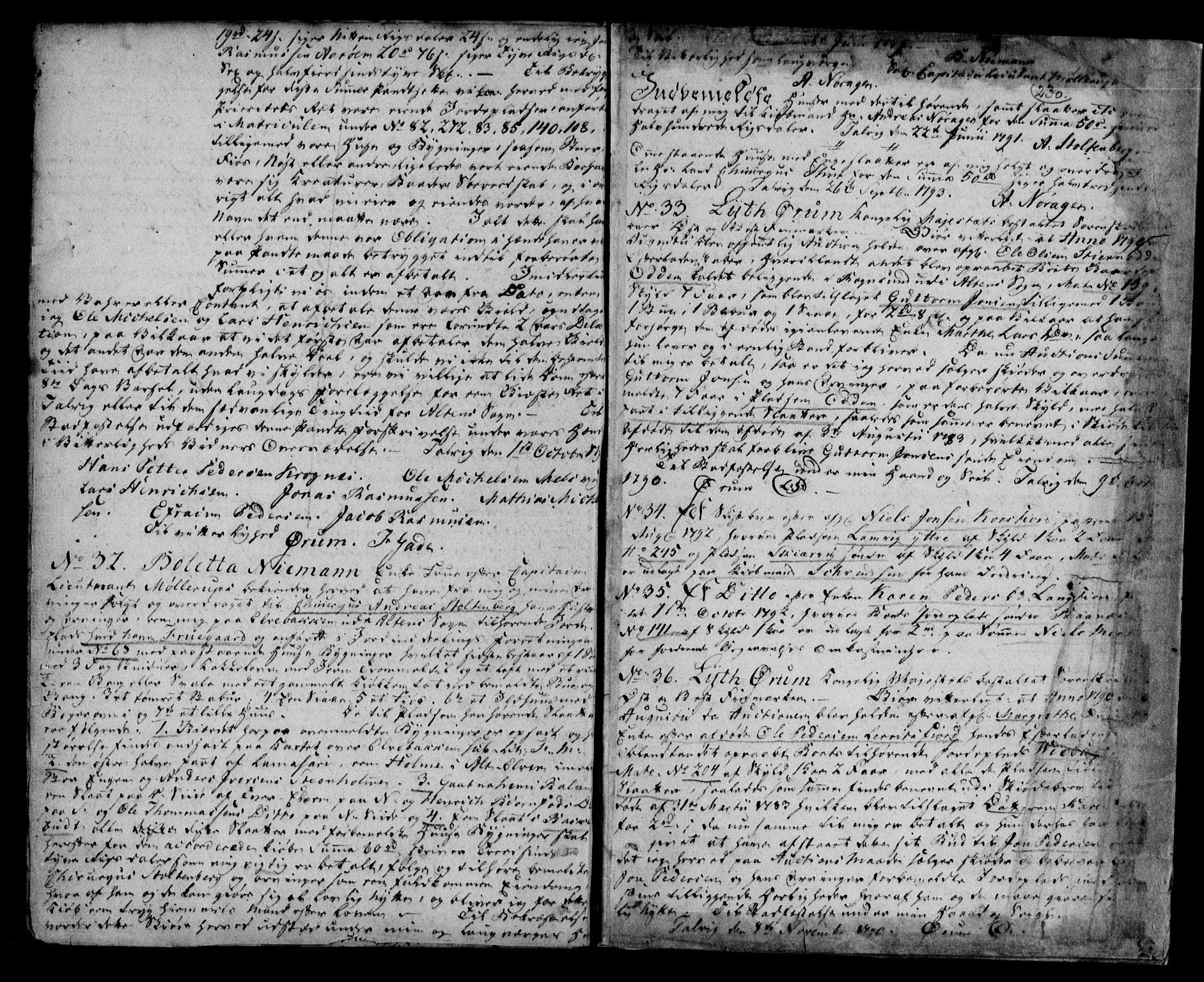 Finnmark sorenskriveri, SATØ/S-0053/G/Gb/L0001pb: Pantebok nr. 1, 1776-1794, s. 230