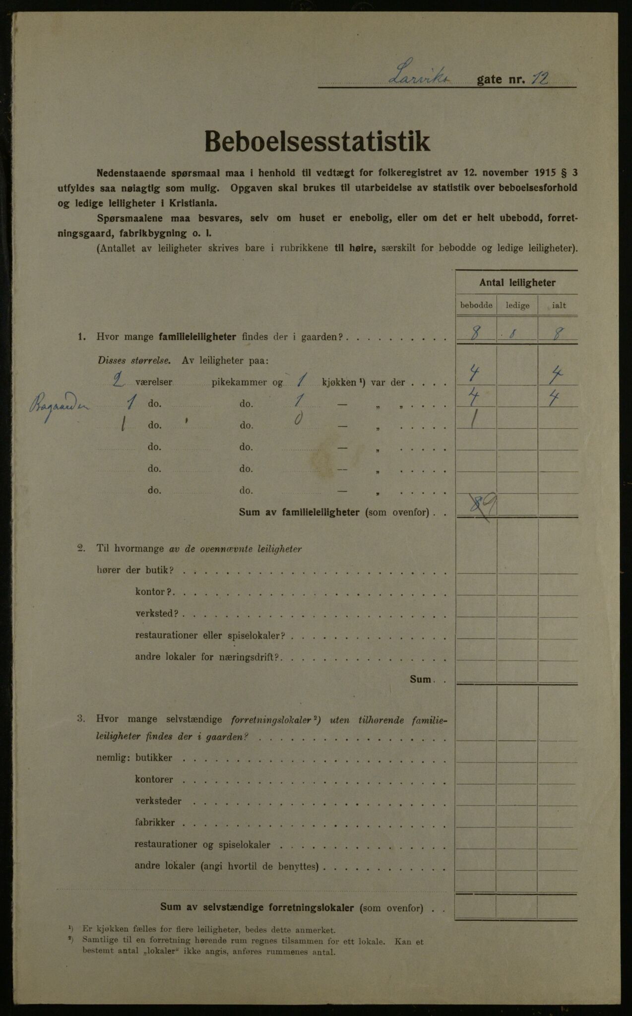 OBA, Kommunal folketelling 1.12.1923 for Kristiania, 1923, s. 63463