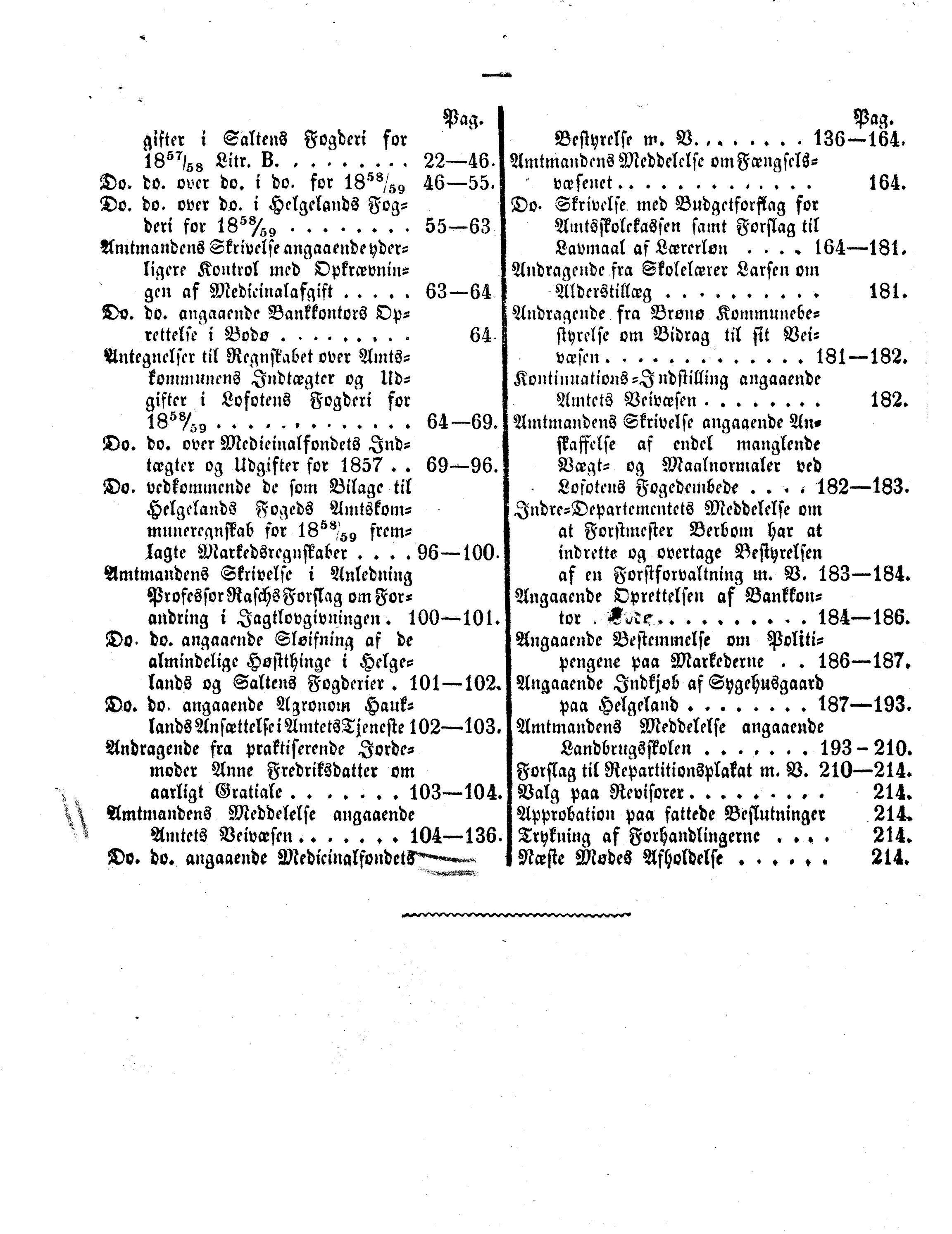 Nordland Fylkeskommune. Fylkestinget, AIN/NFK-17/176/A/Ac/L0004: Fylkestingsforhandlinger 1861-1865, 1861-1865