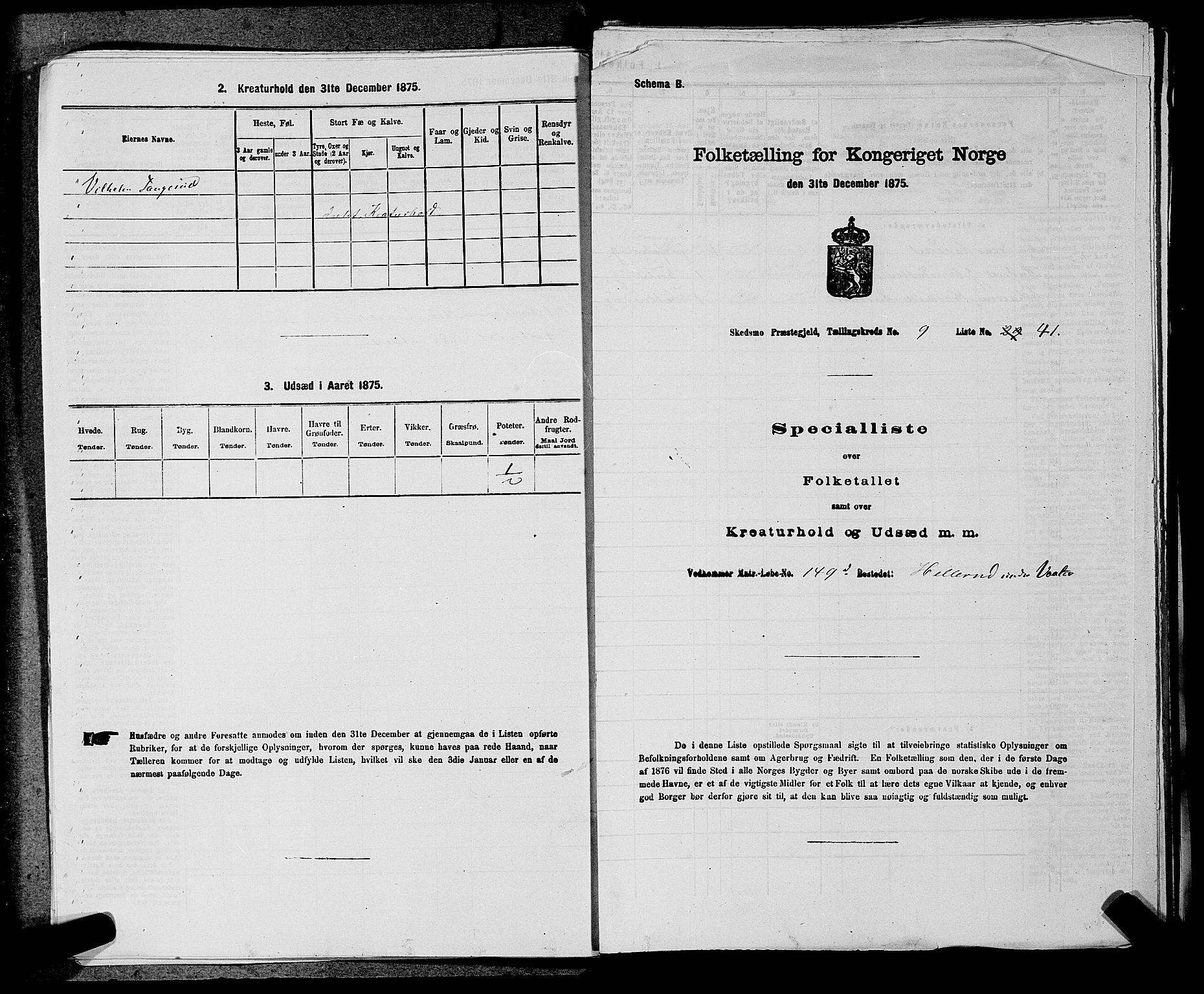 RA, Folketelling 1875 for 0231P Skedsmo prestegjeld, 1875, s. 1338