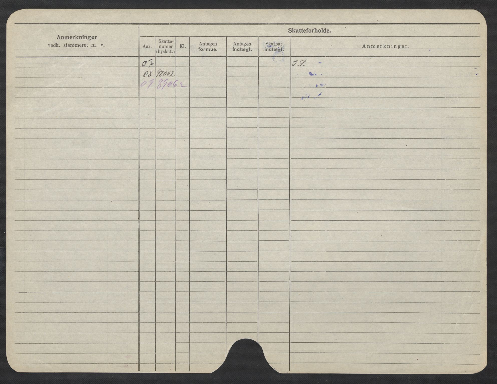 Oslo folkeregister, Registerkort, SAO/A-11715/F/Fa/Fac/L0019: Kvinner, 1906-1914, s. 1150b