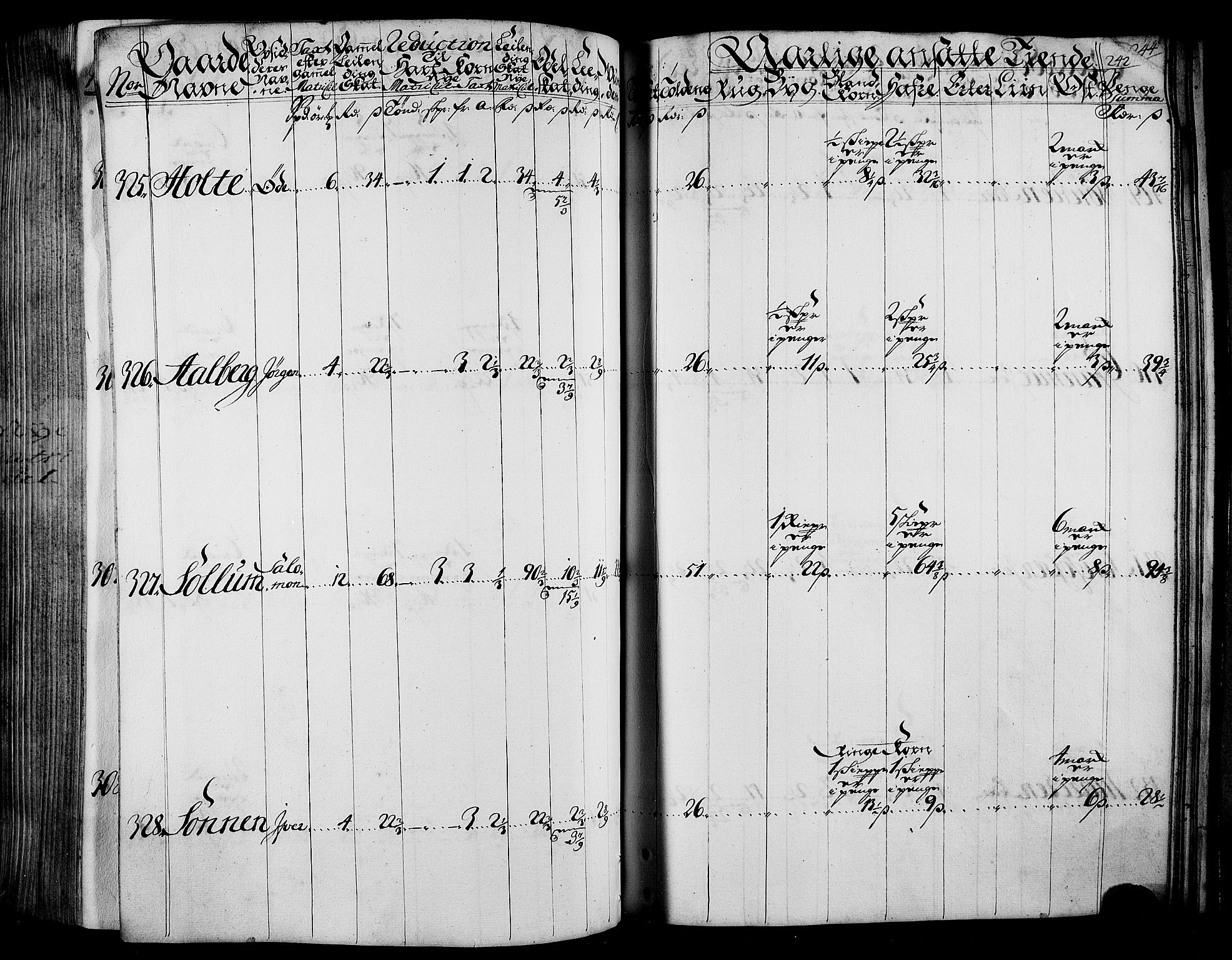 Rentekammeret inntil 1814, Realistisk ordnet avdeling, AV/RA-EA-4070/N/Nb/Nbf/L0165: Stjørdal og Verdal matrikkelprotokoll, 1723, s. 247