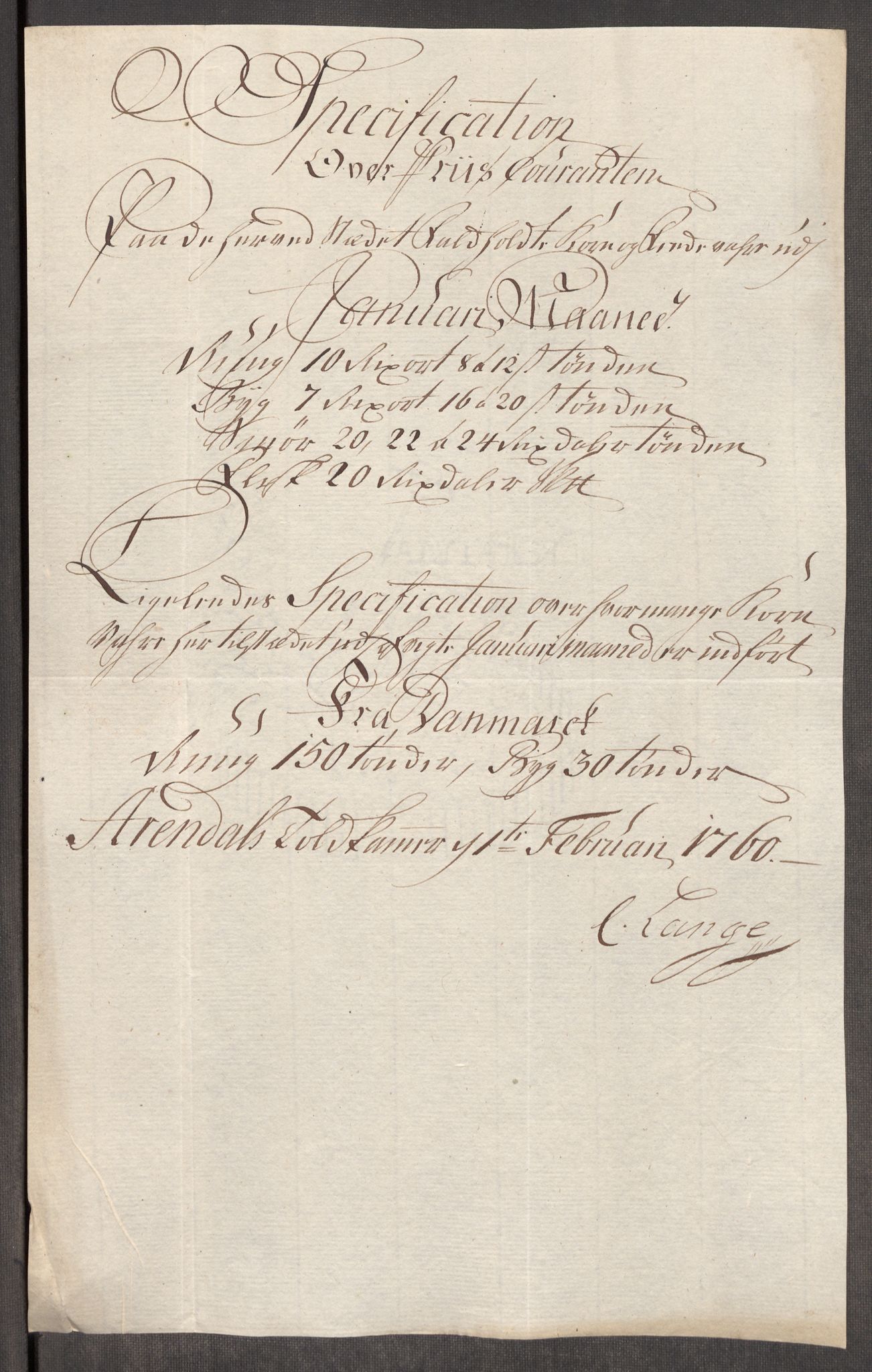 Rentekammeret inntil 1814, Realistisk ordnet avdeling, RA/EA-4070/Oe/L0006: [Ø1]: Priskuranter, 1758-1760, s. 851