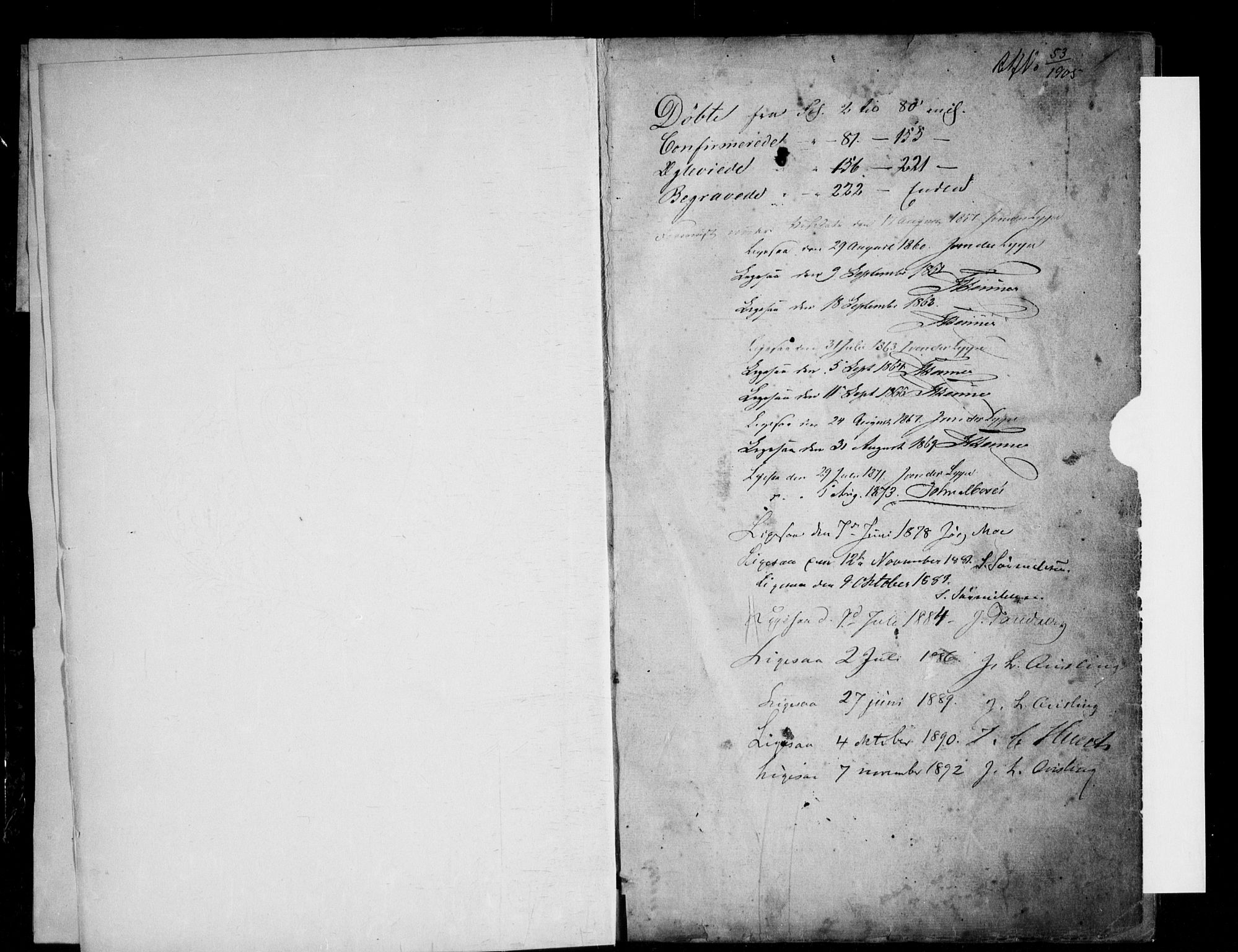 Kviteseid kirkebøker, AV/SAKO-A-276/G/Ga/L0001: Klokkerbok nr. I 1, 1850-1893, s. 1