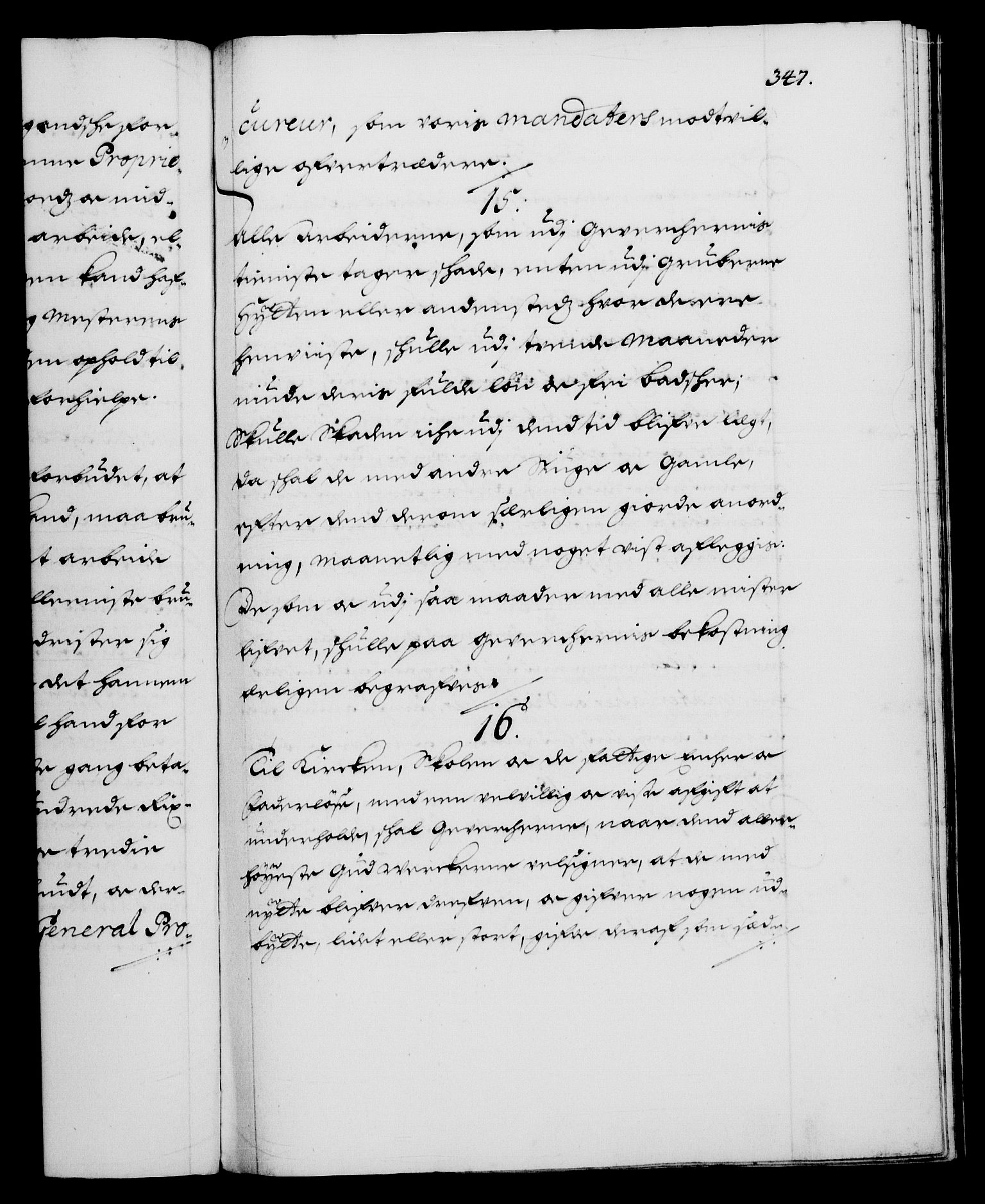Danske Kanselli 1572-1799, AV/RA-EA-3023/F/Fc/Fca/Fcaa/L0013: Norske registre (mikrofilm), 1681-1684, s. 347a