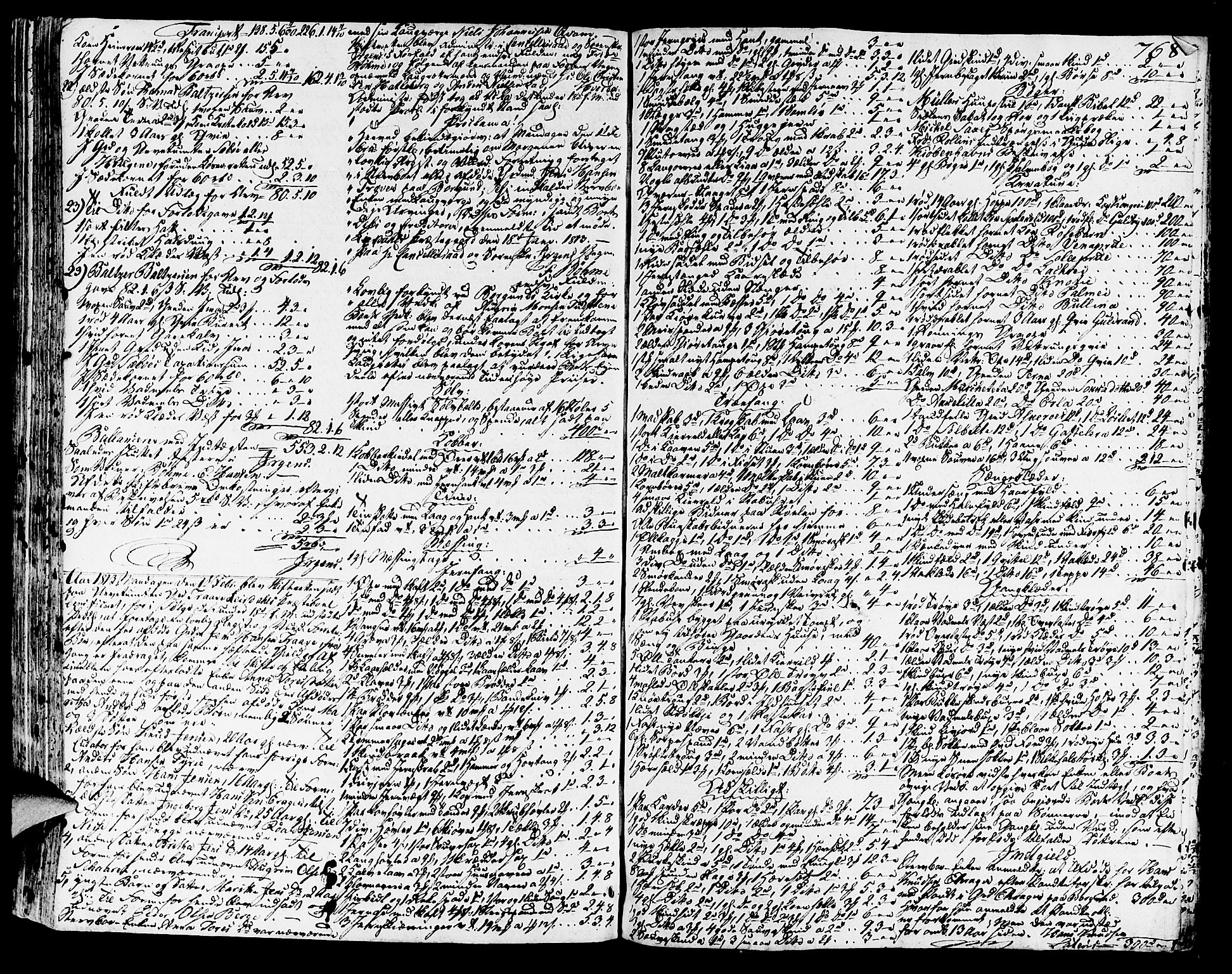 Indre Sogn tingrett, AV/SAB-A-3301/1/H/Ha/L0012a: Skifteprotokoll 12a, 1805-1813, s. 767b-768a