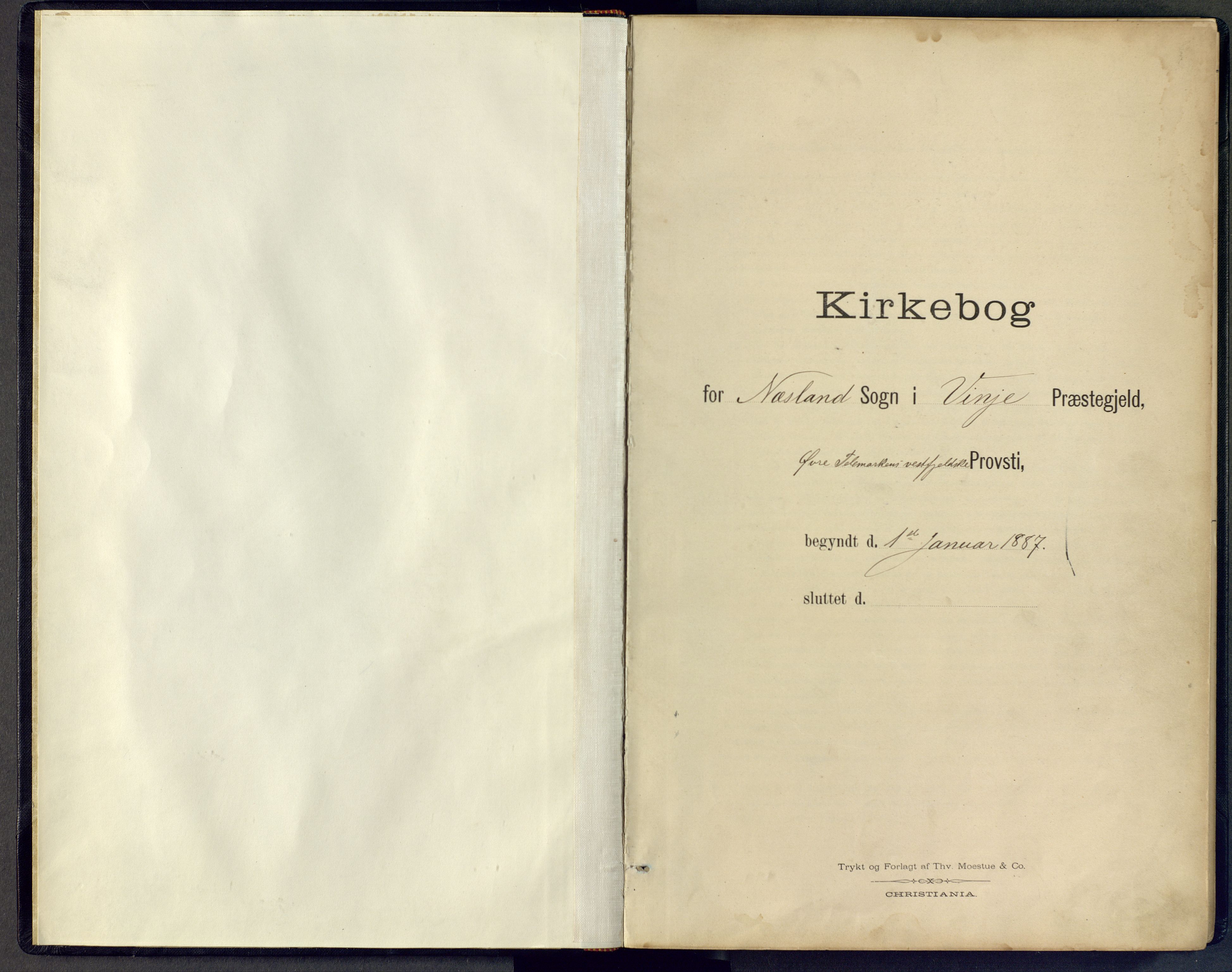 Vinje kirkebøker, SAKO/A-312/F/Fb/L0002: Ministerialbok nr. II 2, 1887-1925