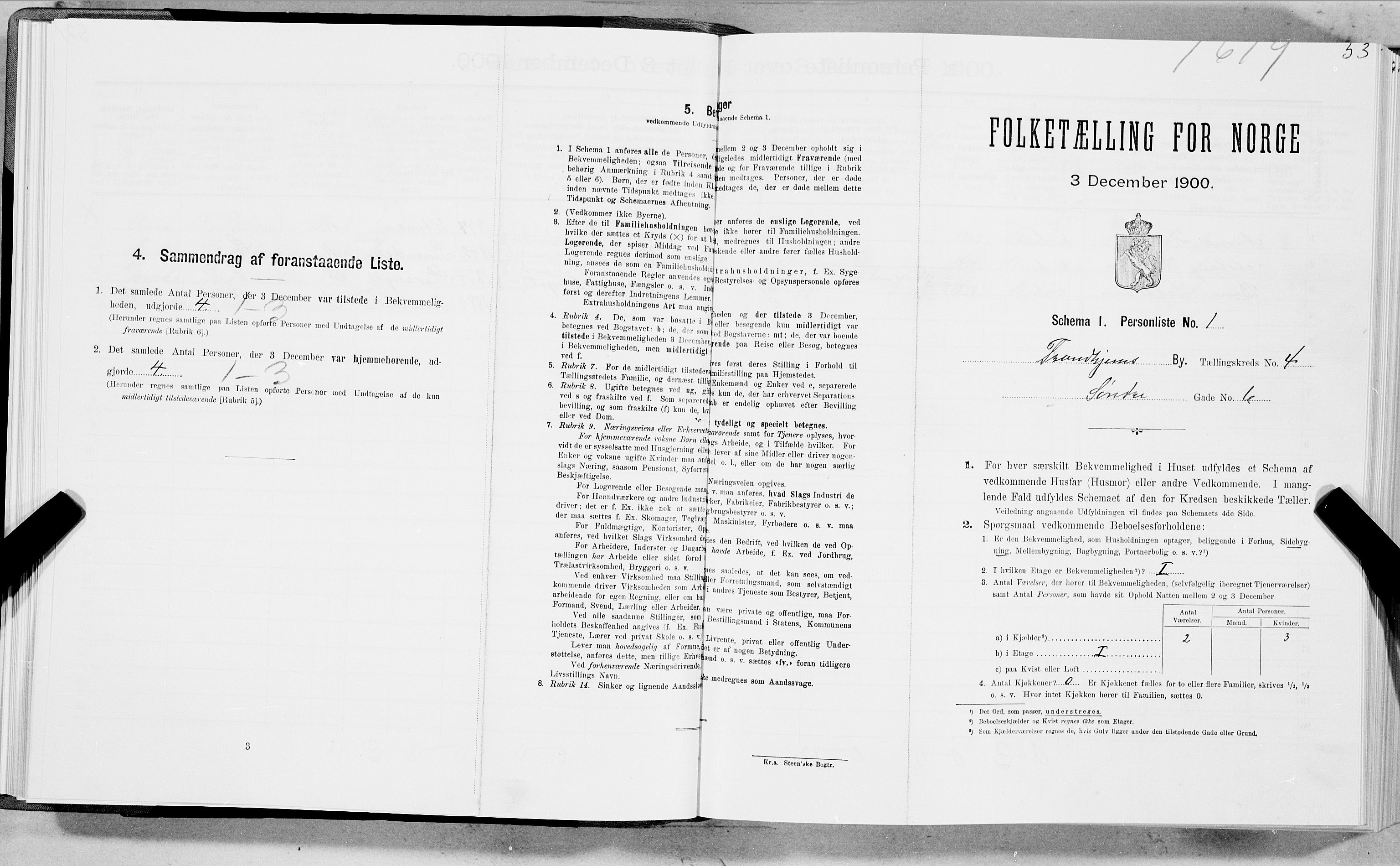 SAT, Folketelling 1900 for 1601 Trondheim kjøpstad, 1900, s. 632