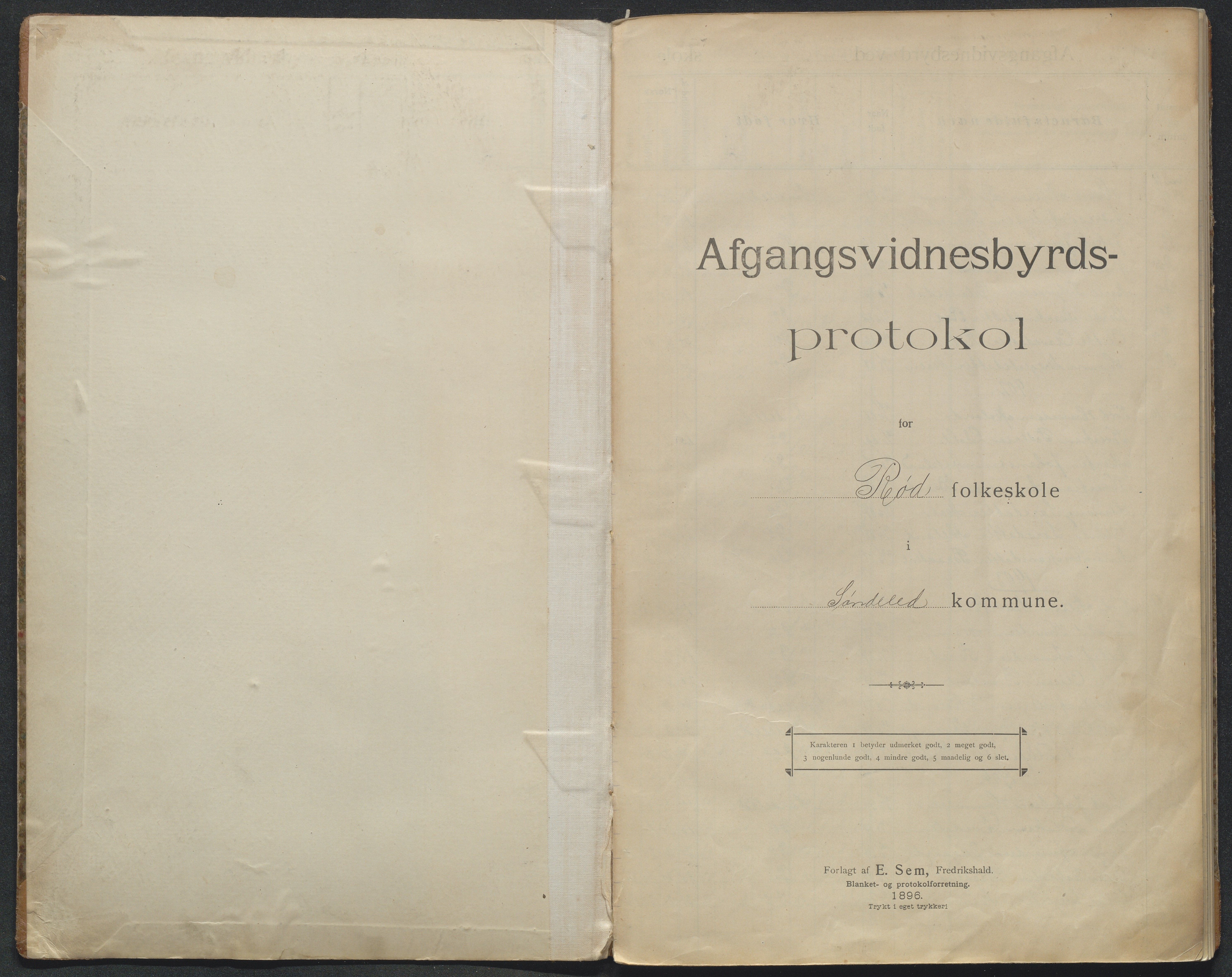 Søndeled kommune, AAKS/KA0913-PK/1/05/05f/L0042: Avgangsvitnemålprotokoll (Røed), 1901-1935