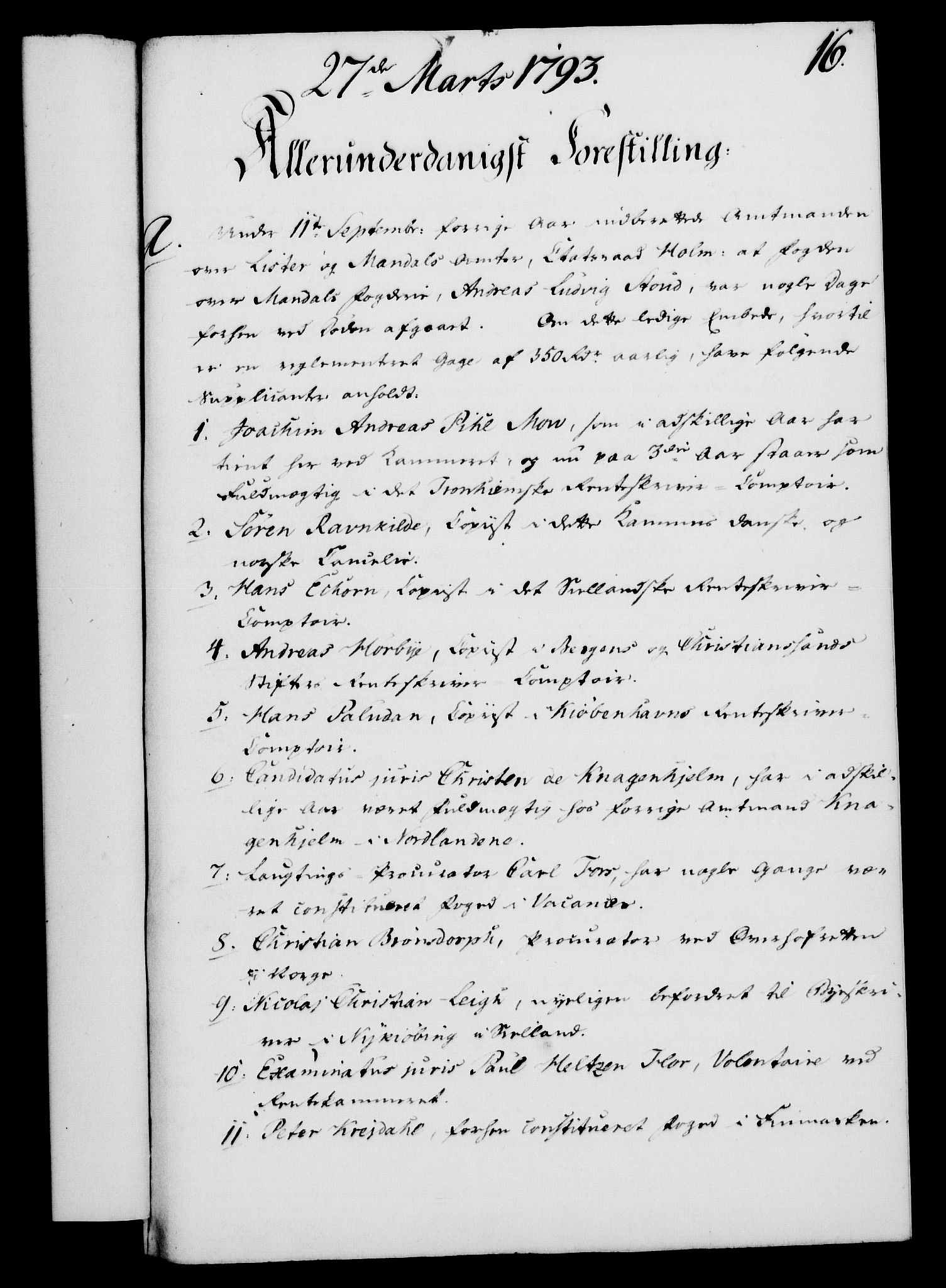 Rentekammeret, Kammerkanselliet, AV/RA-EA-3111/G/Gf/Gfa/L0075: Norsk relasjons- og resolusjonsprotokoll (merket RK 52.75), 1793, s. 86