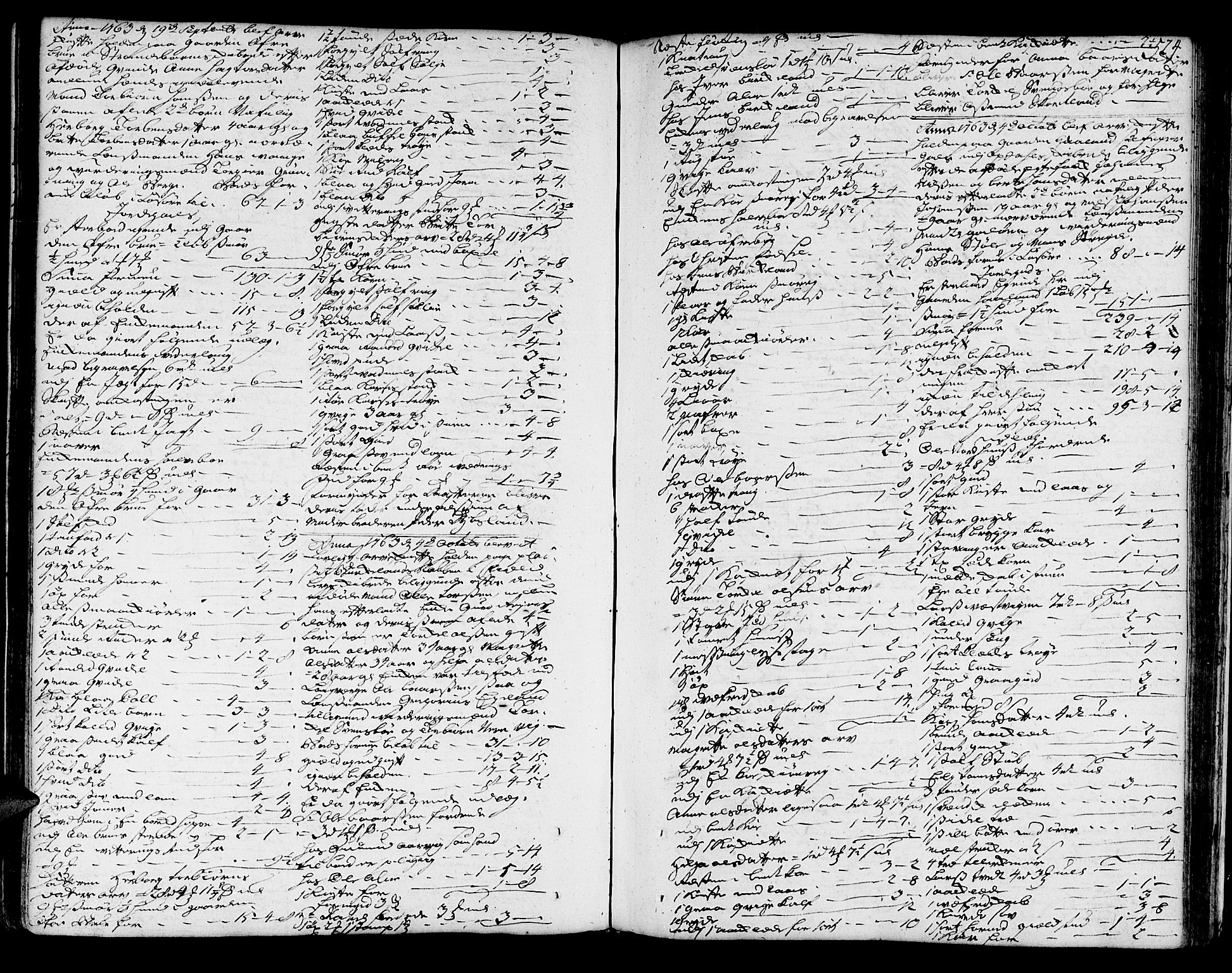 Sunnhordland sorenskrivar, SAB/A-2401/1/H/Ha/Haa/L0007: Skifteprotokollar. Register på lesesal. Fol. 901- ut, 1760-1765, s. 523b-524a