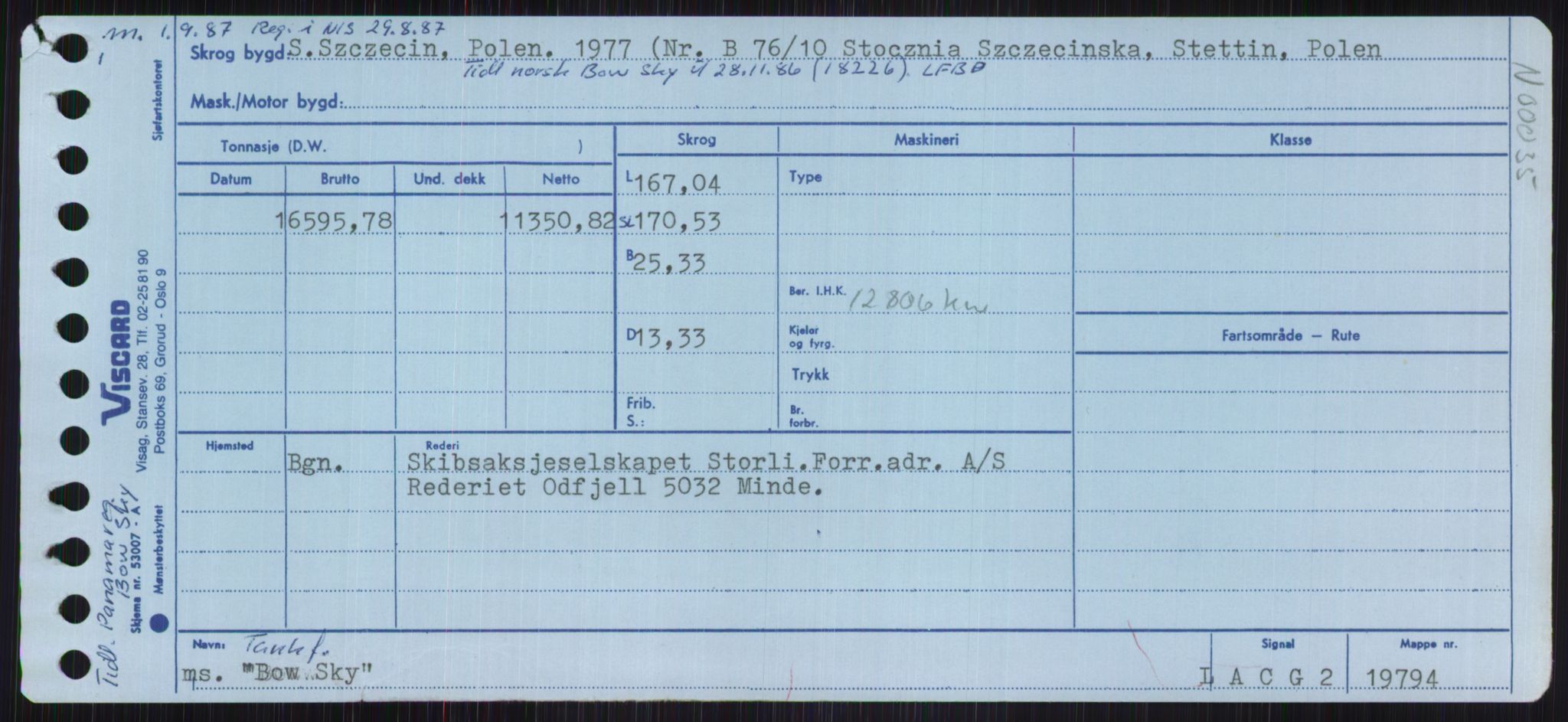 Sjøfartsdirektoratet med forløpere, Skipsmålingen, RA/S-1627/H/Ha/L0001/0002: Fartøy, A-Eig / Fartøy Bjør-Eig, s. 203