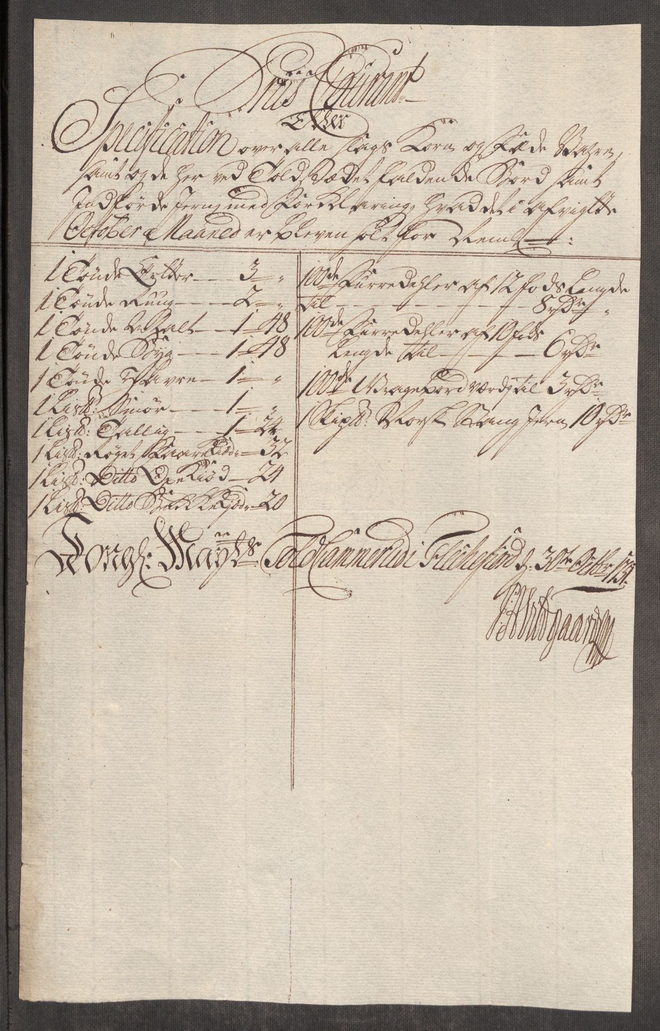 Rentekammeret inntil 1814, Realistisk ordnet avdeling, AV/RA-EA-4070/Oe/L0004: [Ø1]: Priskuranter, 1749-1752, s. 718