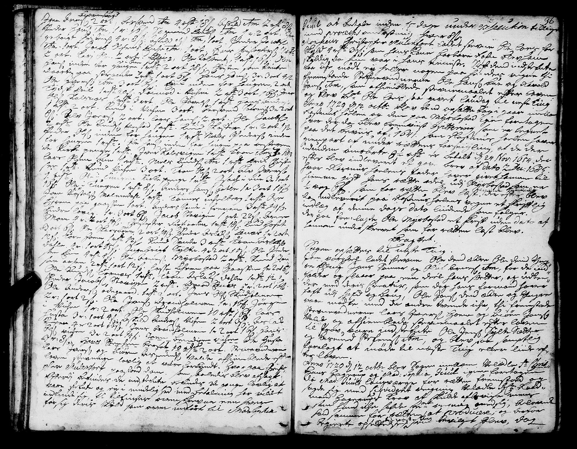 Romsdal sorenskriveri, SAT/A-4149/1/1/1A/L0010: Tingbok, 1728-1732, s. 36