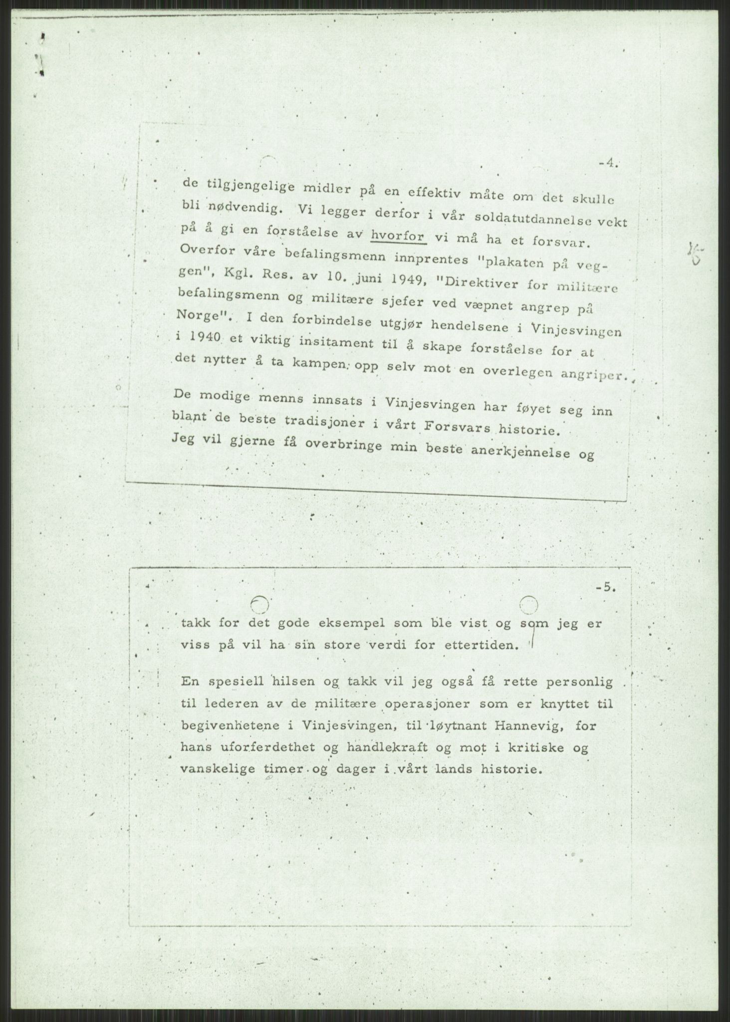 Forsvaret, Forsvarets krigshistoriske avdeling, AV/RA-RAFA-2017/Y/Yb/L0053: II-C-11-130  -  1. Divisjon, 1940, s. 23