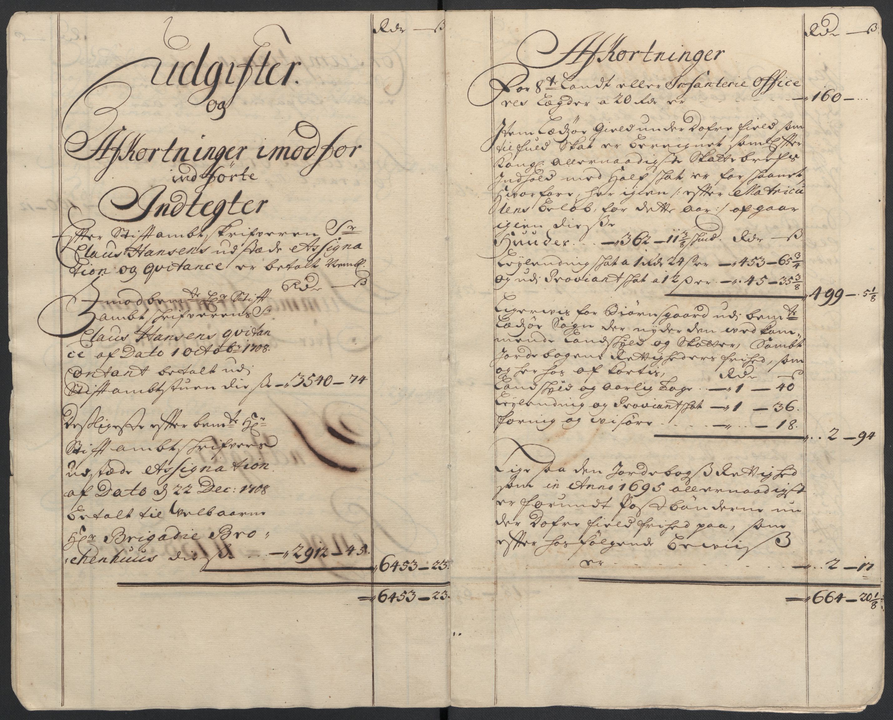 Rentekammeret inntil 1814, Reviderte regnskaper, Fogderegnskap, AV/RA-EA-4092/R17/L1179: Fogderegnskap Gudbrandsdal, 1708-1710, s. 8