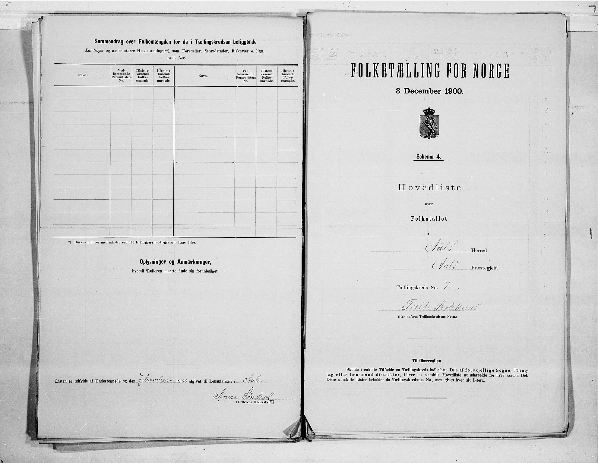 RA, Folketelling 1900 for 0619 Ål herred, 1900, s. 17