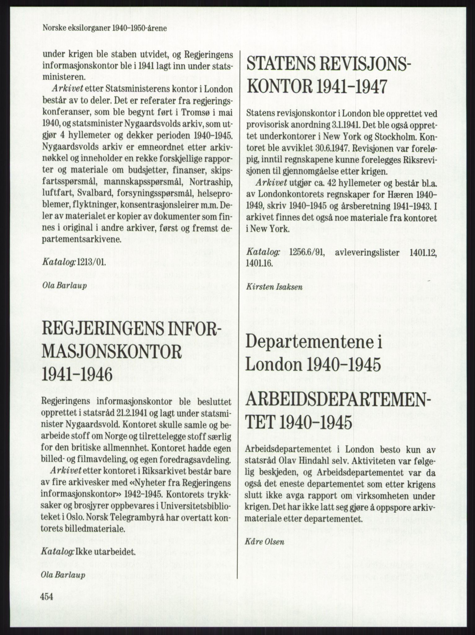 Publikasjoner utgitt av Arkivverket, PUBL/PUBL-001/A/0001: Knut Johannessen, Ole Kolsrud og Dag Mangset (red.): Håndbok for Riksarkivet (1992), 1992, s. 454