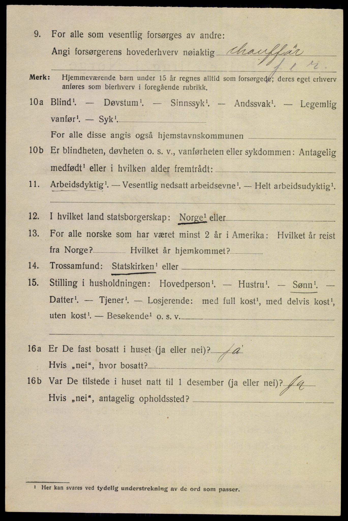 SAKO, Folketelling 1920 for 0604 Kongsberg kjøpstad, 1920, s. 12959