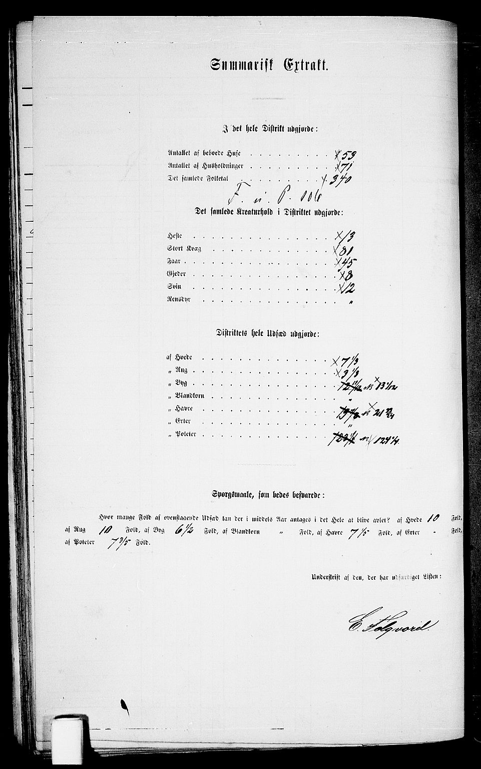 RA, Folketelling 1865 for 0926L Vestre Moland prestegjeld, Vestre Moland sokn, 1865, s. 58