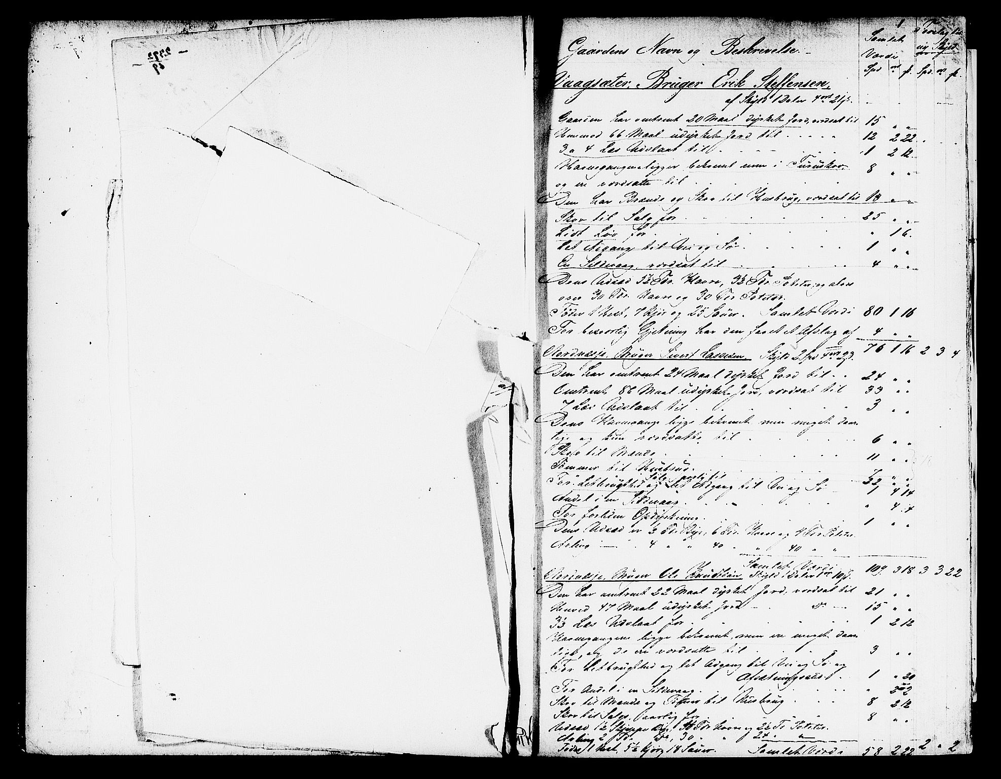 Matrikkelrevisjonen av 1863, AV/RA-S-1530/F/Fe/L0295: Veo, 1863