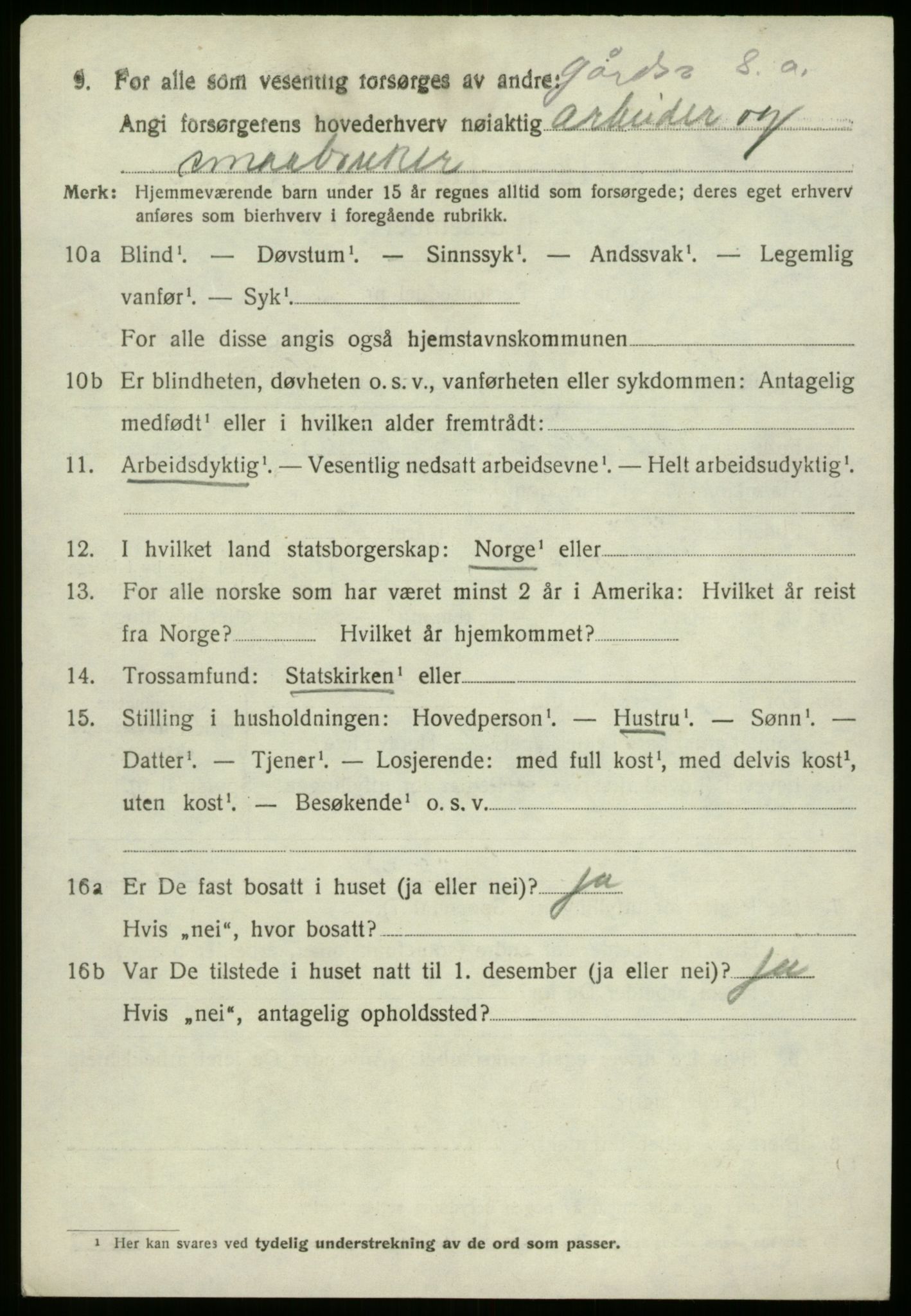 SAB, Folketelling 1920 for 1445 Gloppen herred, 1920, s. 5247