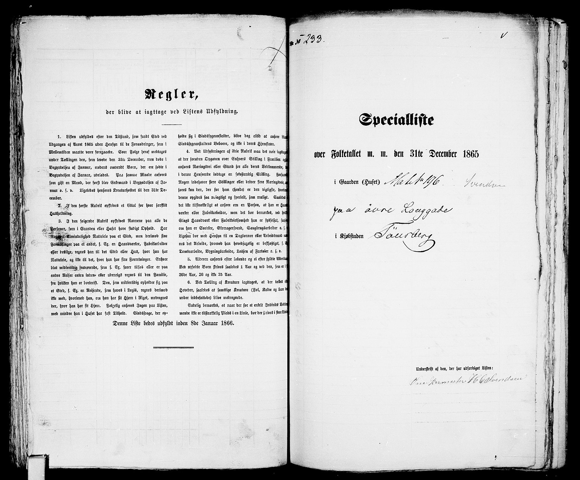 RA, Folketelling 1865 for 0705P Tønsberg prestegjeld, 1865, s. 505