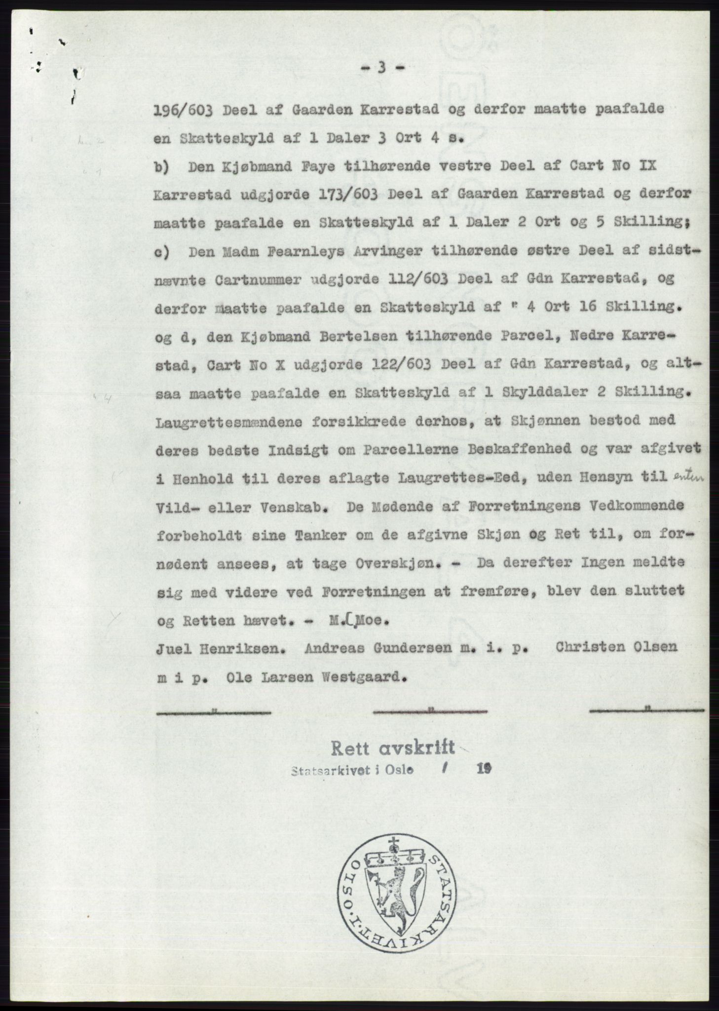Statsarkivet i Oslo, SAO/A-10621/Z/Zd/L0004: Avskrifter, j.nr 1-797/1956, 1956, s. 113