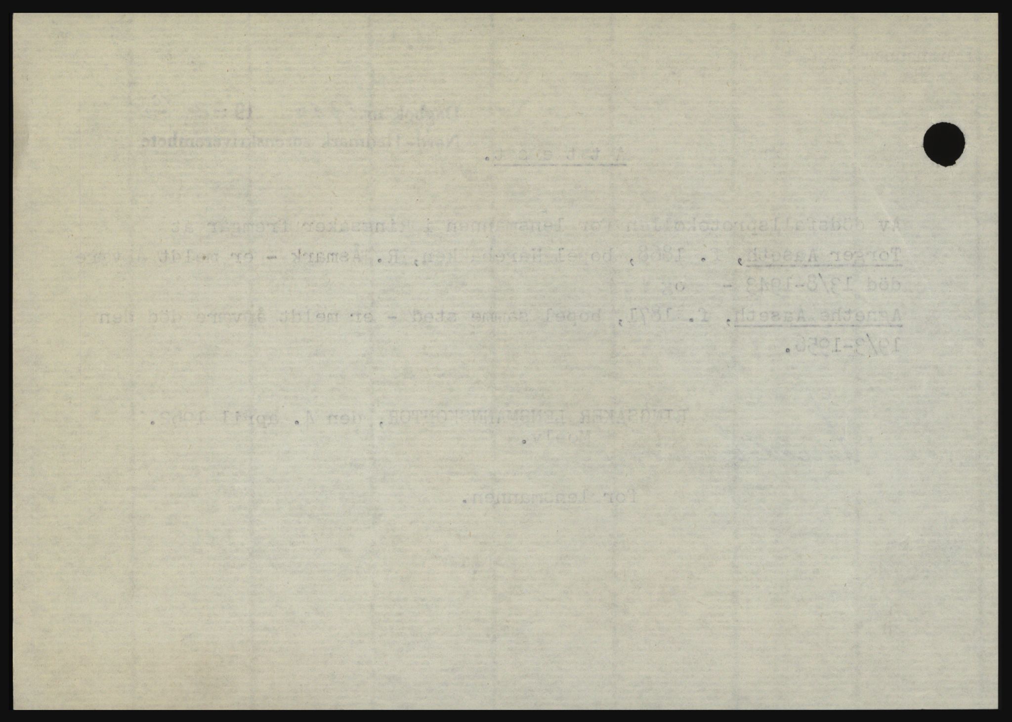 Nord-Hedmark sorenskriveri, AV/SAH-TING-012/H/Hc/L0016: Pantebok nr. 16, 1962-1962, Dagboknr: 1286/1962