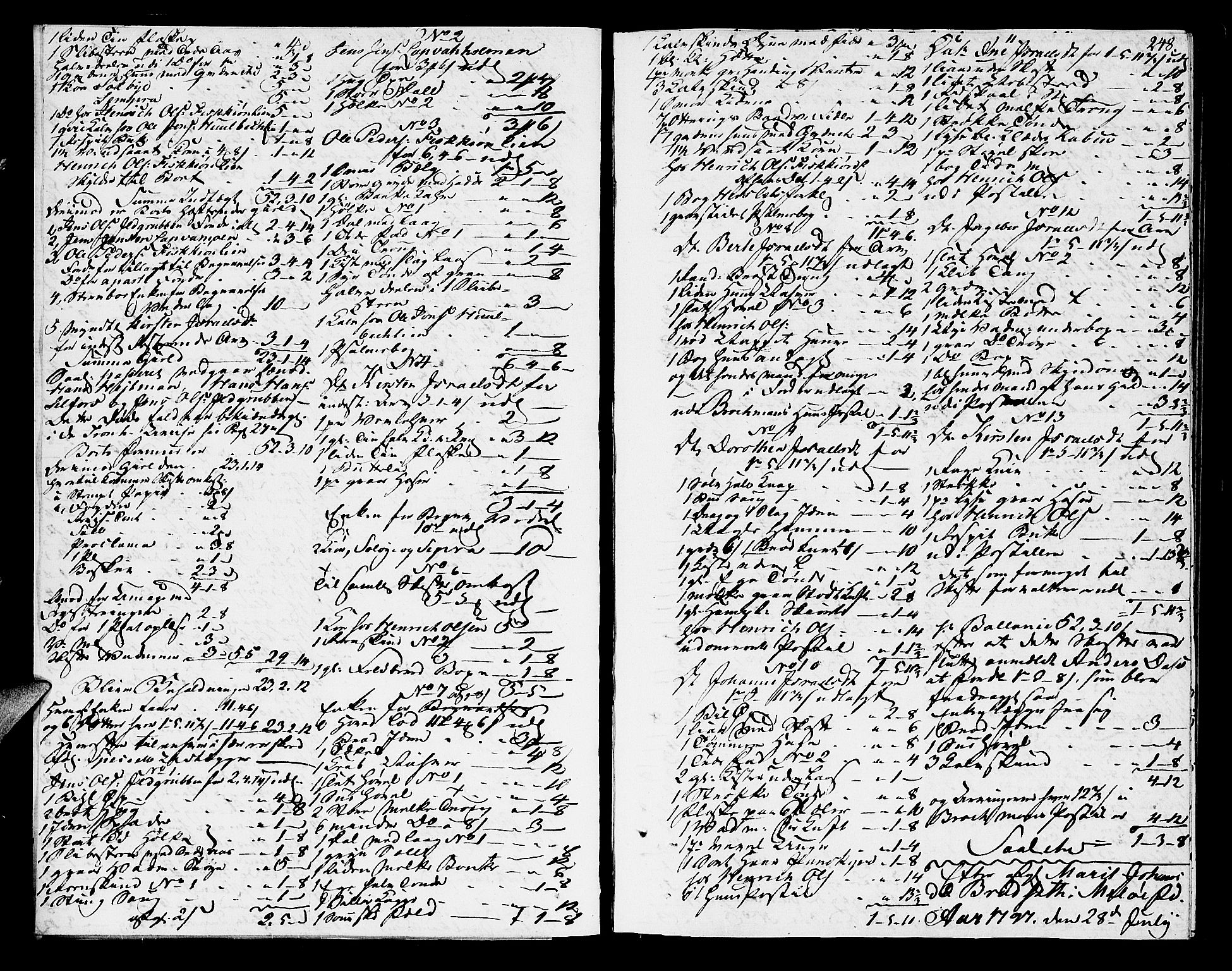 Helgeland sorenskriveri, AV/SAT-A-0004/3/3A/L0075: Skifteprotokoll 20B, 1797-1800, s. 247b-248a