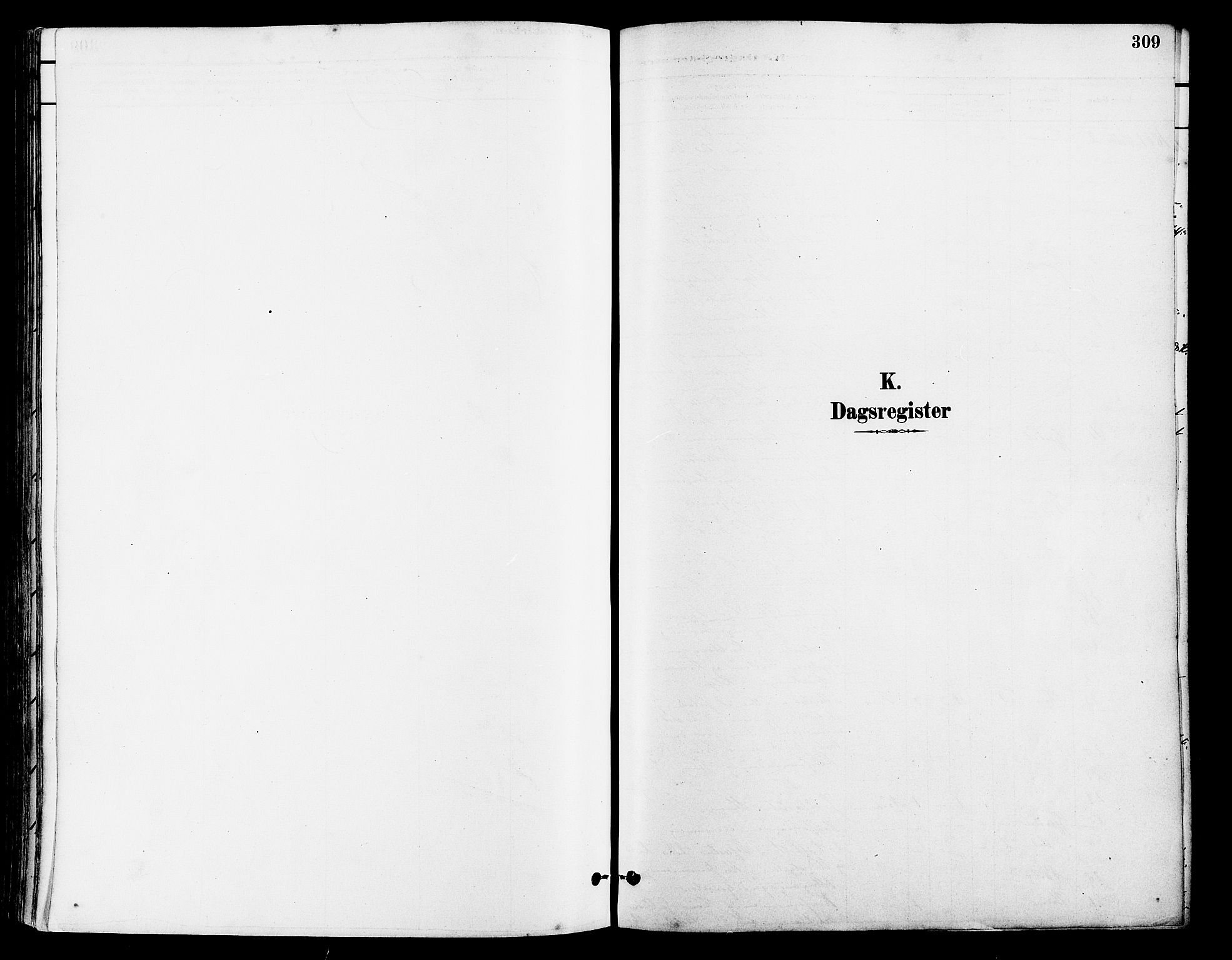 Lye sokneprestkontor, SAST/A-101794/001/30BA/L0009: Ministerialbok nr. A 8, 1881-1892, s. 309
