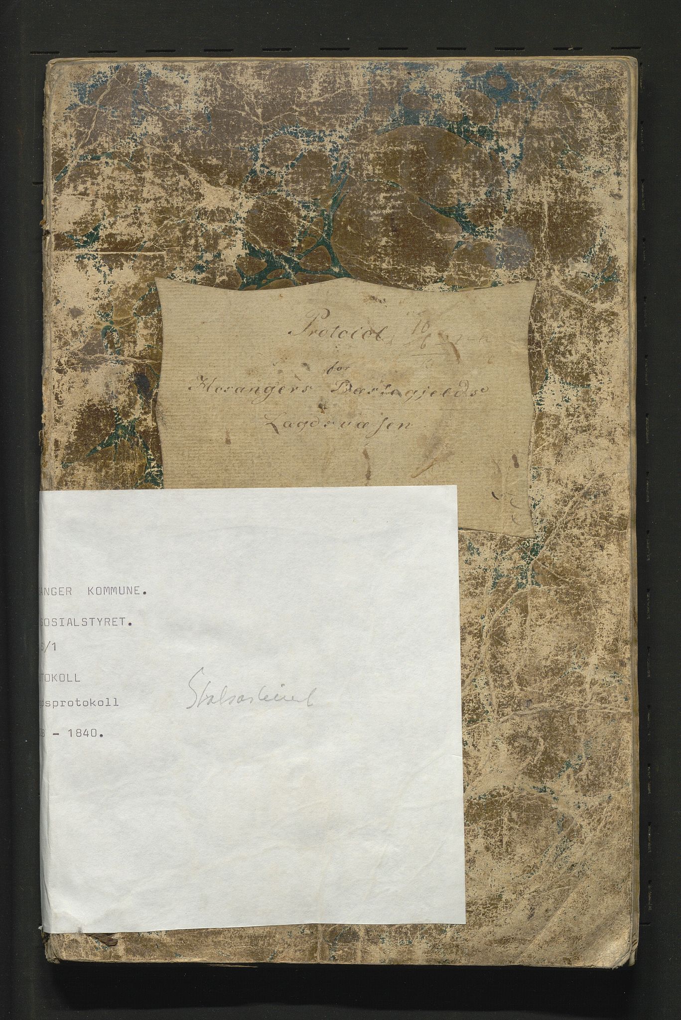 Hosanger sokneprestembete, SAB/A-75801/J/Jc/L0002: Legdsprotokoll Hosanger fattigkommisjon, 1828-1840