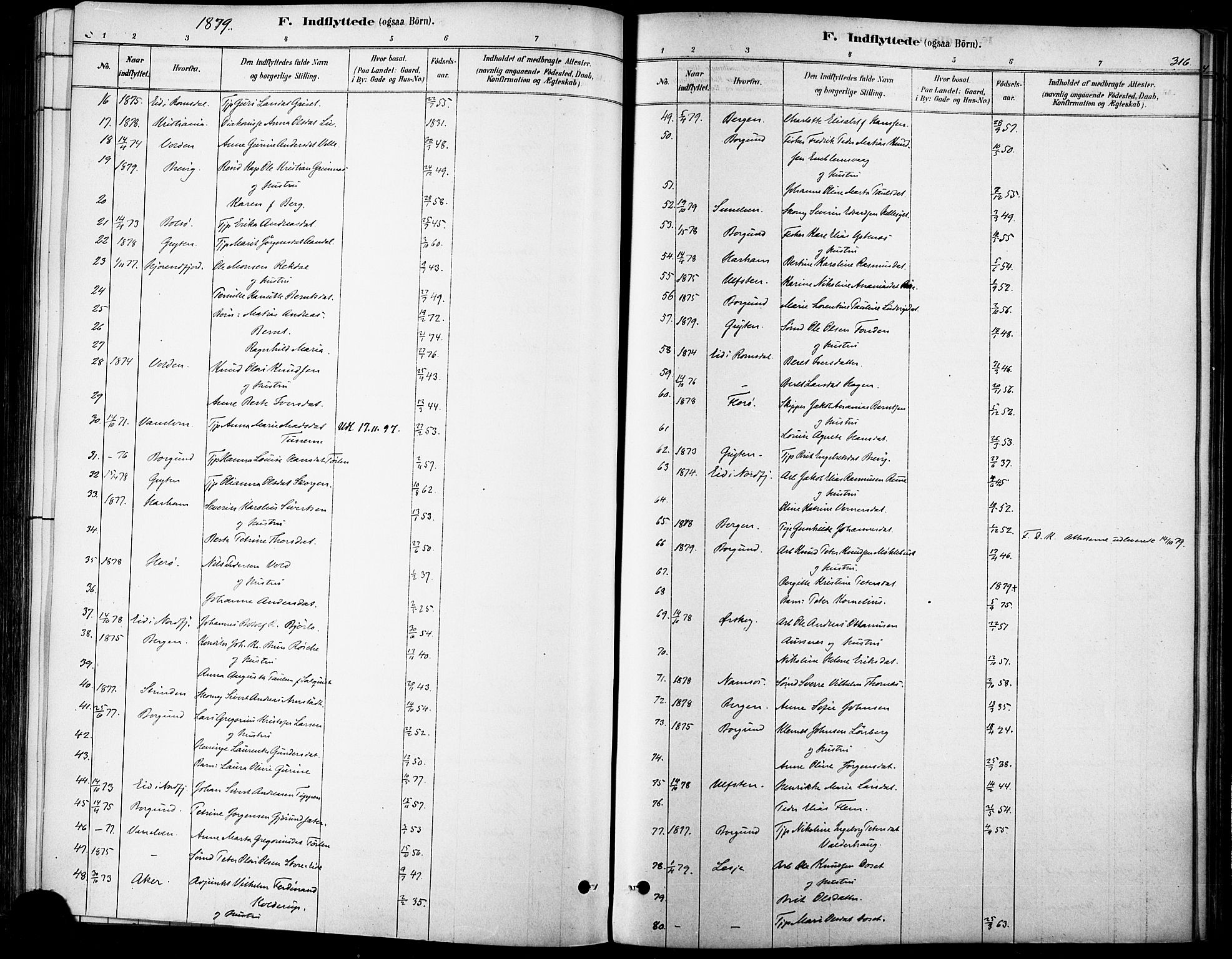 Ministerialprotokoller, klokkerbøker og fødselsregistre - Møre og Romsdal, SAT/A-1454/529/L0454: Ministerialbok nr. 529A04, 1878-1885, s. 316