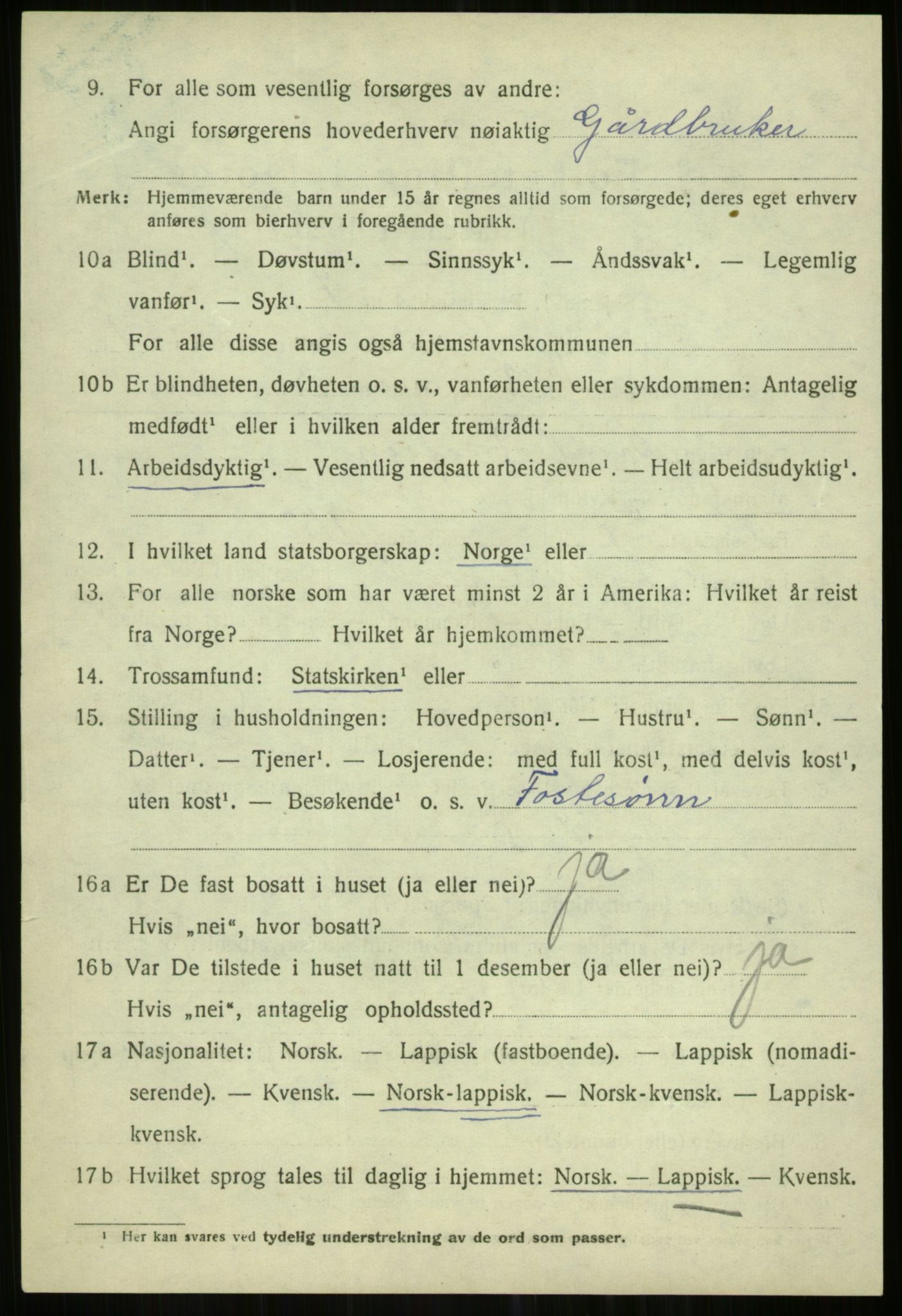 SATØ, Folketelling 1920 for 1936 Karlsøy herred, 1920, s. 779