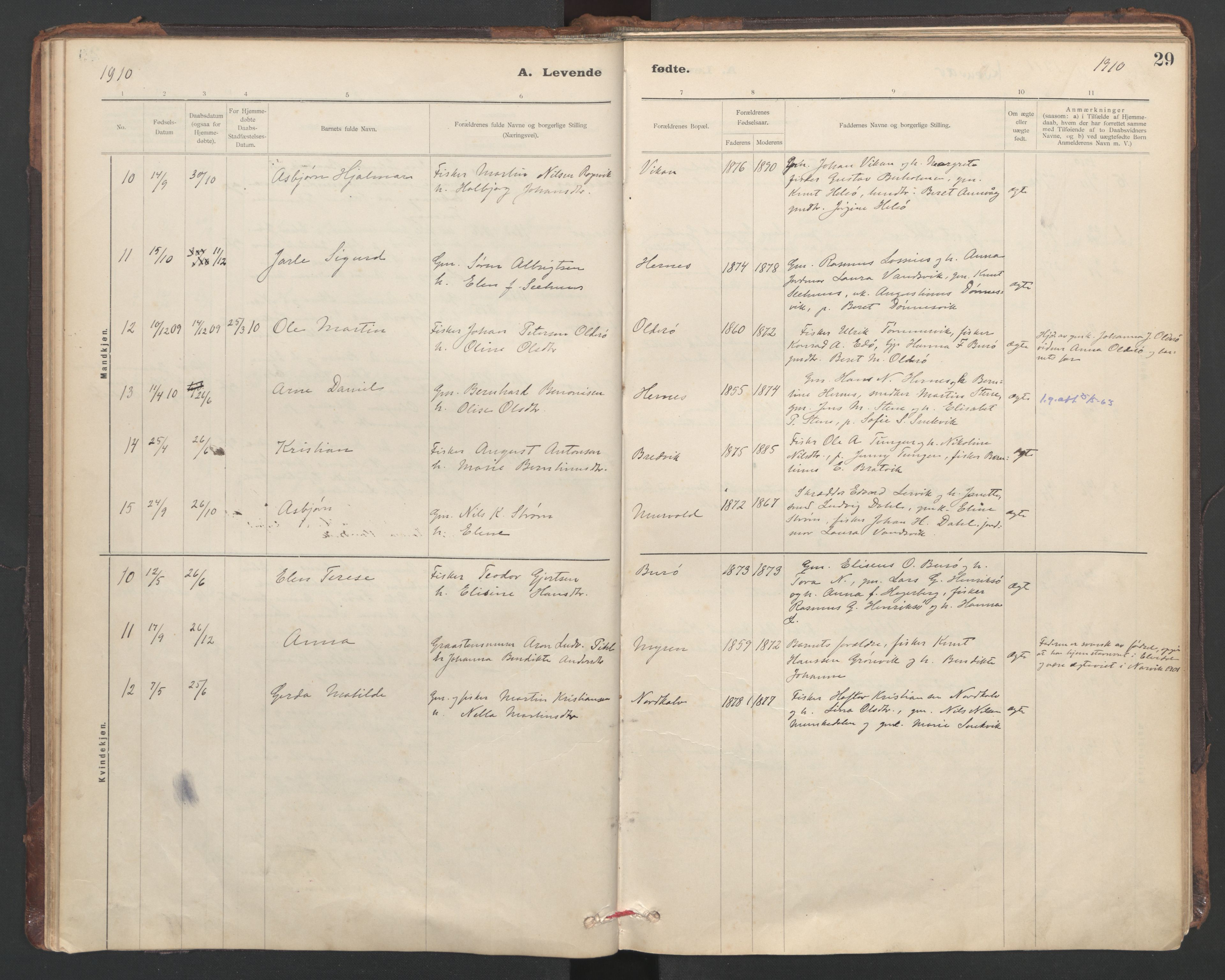 Ministerialprotokoller, klokkerbøker og fødselsregistre - Sør-Trøndelag, SAT/A-1456/635/L0552: Ministerialbok nr. 635A02, 1899-1919, s. 29