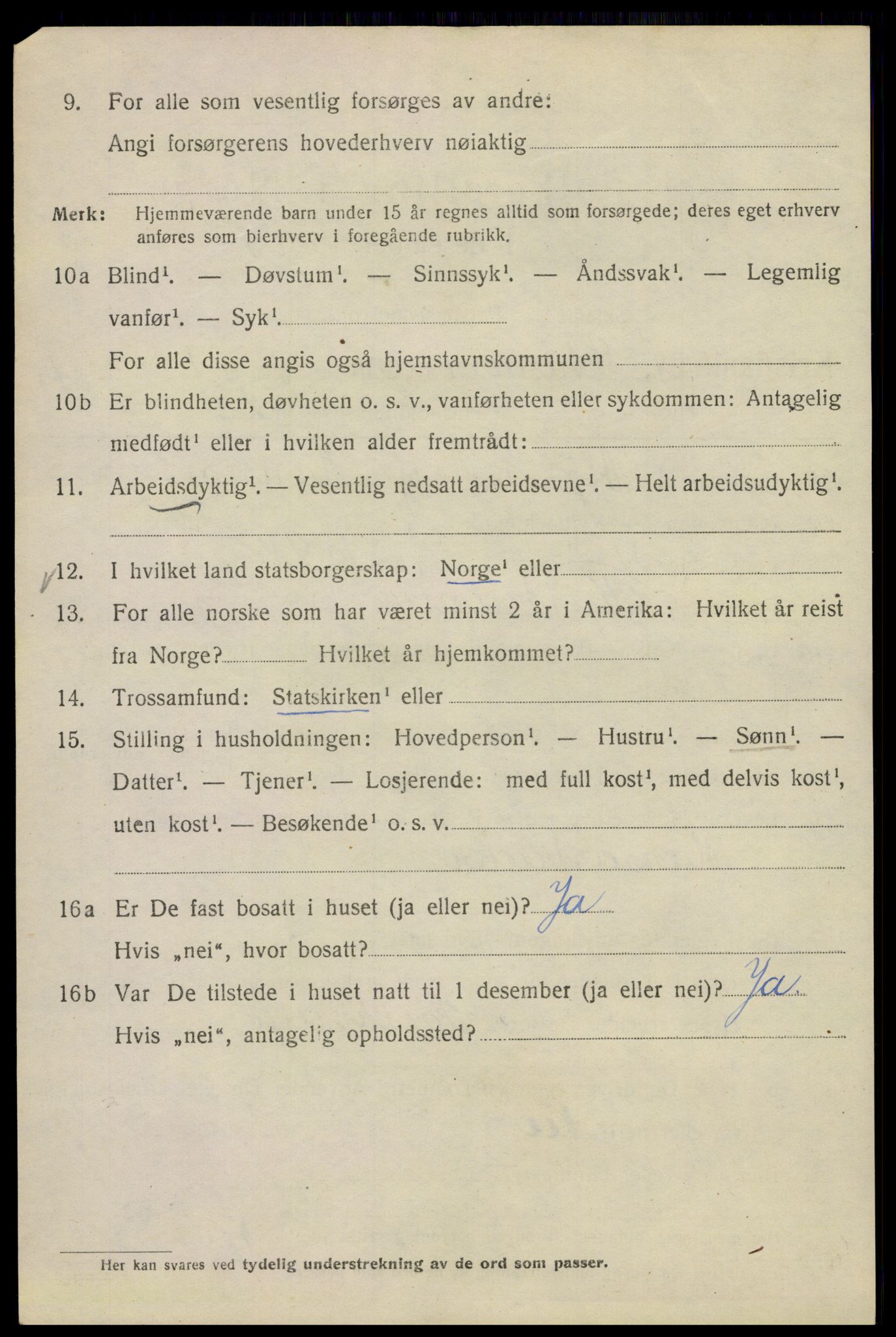 SAO, Folketelling 1920 for 0301 Kristiania kjøpstad, 1920, s. 551706