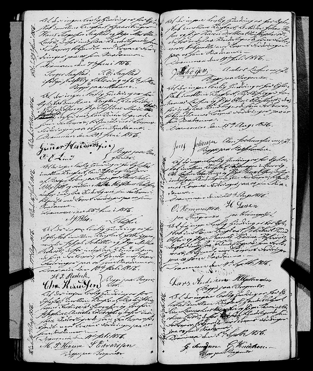 Bragernes kirkebøker, SAKO/A-6/H/Hb/L0001: Forlovererklæringer nr. 1, 1819-1865