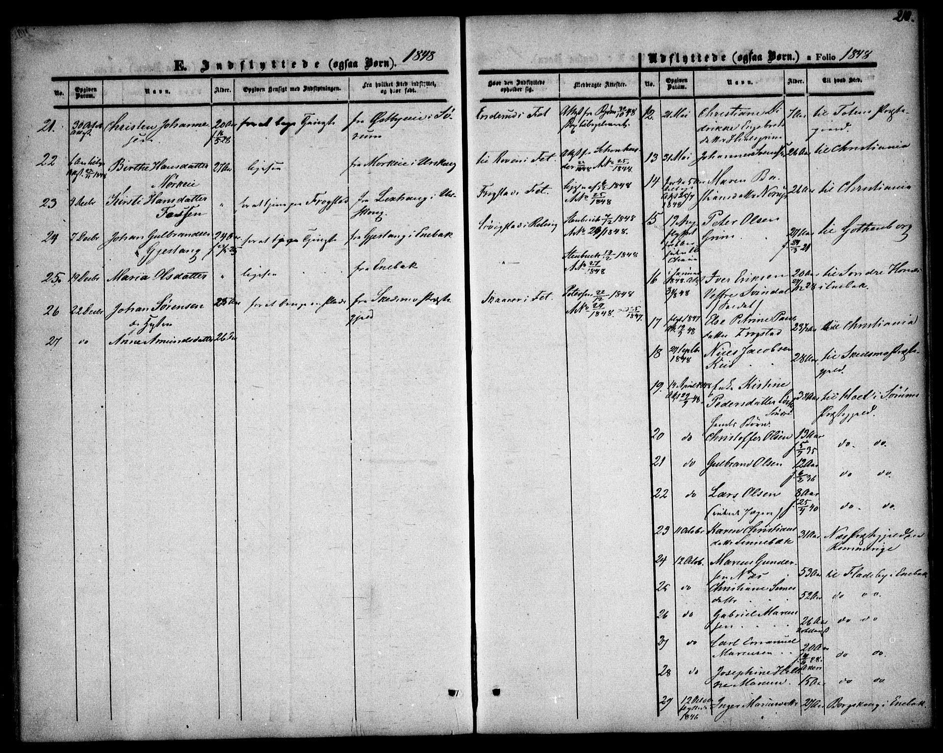 Fet prestekontor Kirkebøker, AV/SAO-A-10370a/F/Fa/L0010: Ministerialbok nr. I 10, 1847-1859, s. 210